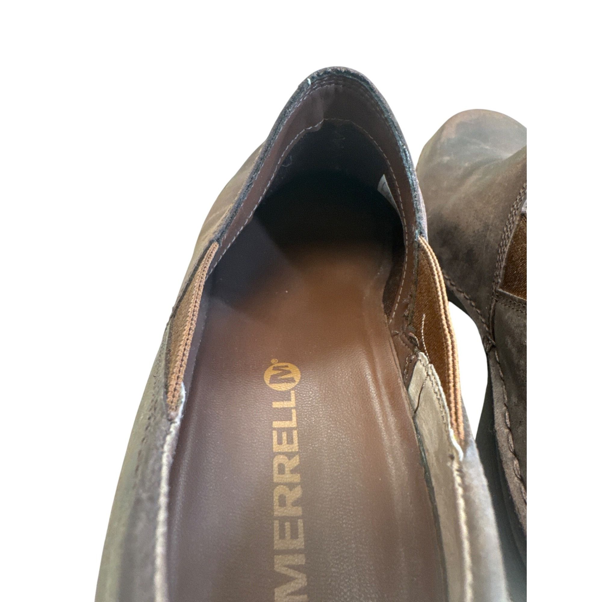 Merrell Merrell Womens Brown Leather Clogs Shoes Size 9.5 SKU 8243 Size US 9.5 / IT 39.5 - 11 Thumbnail