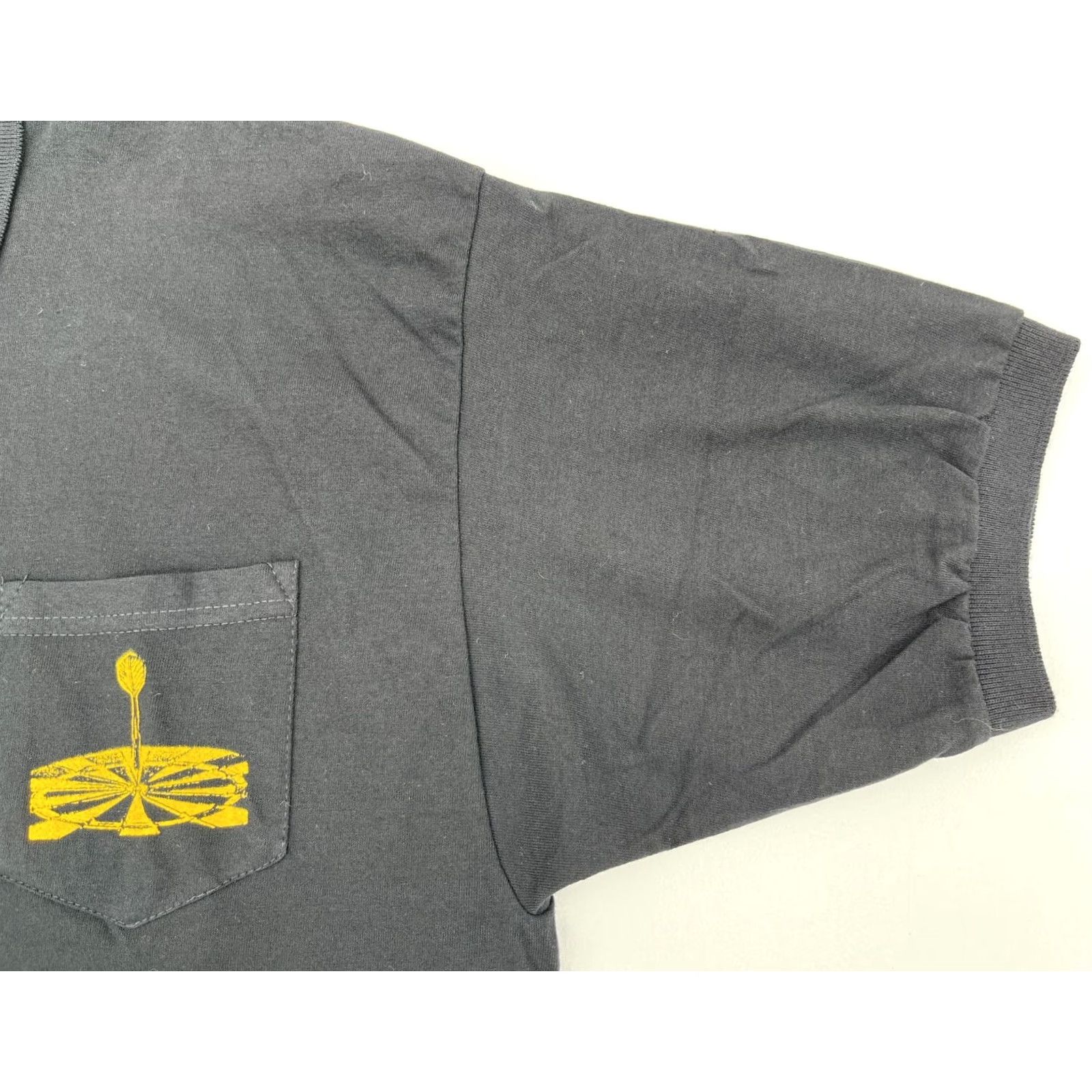 Gildan VINTAGE Gildan Polo Shirt Polo XL Black American Darters Association Splinters Sports Club Sz XL Mens Vintage Polo Shirt Size US XL / EU 56 / 4 - 6 Thumbnail