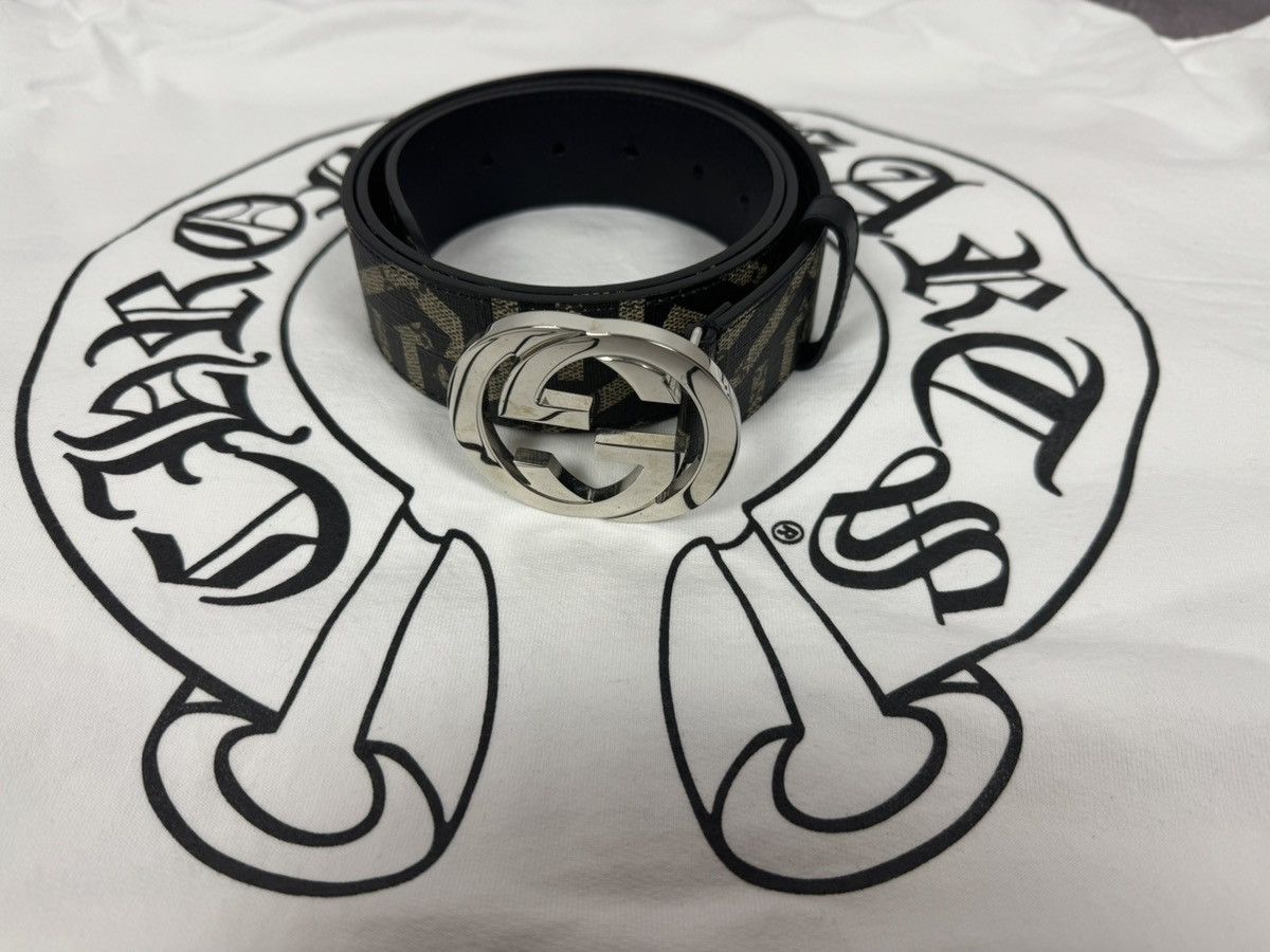 Designer × Gucci Gucci Belt Camo 32-34 Size 32 - 2 Thumbnail