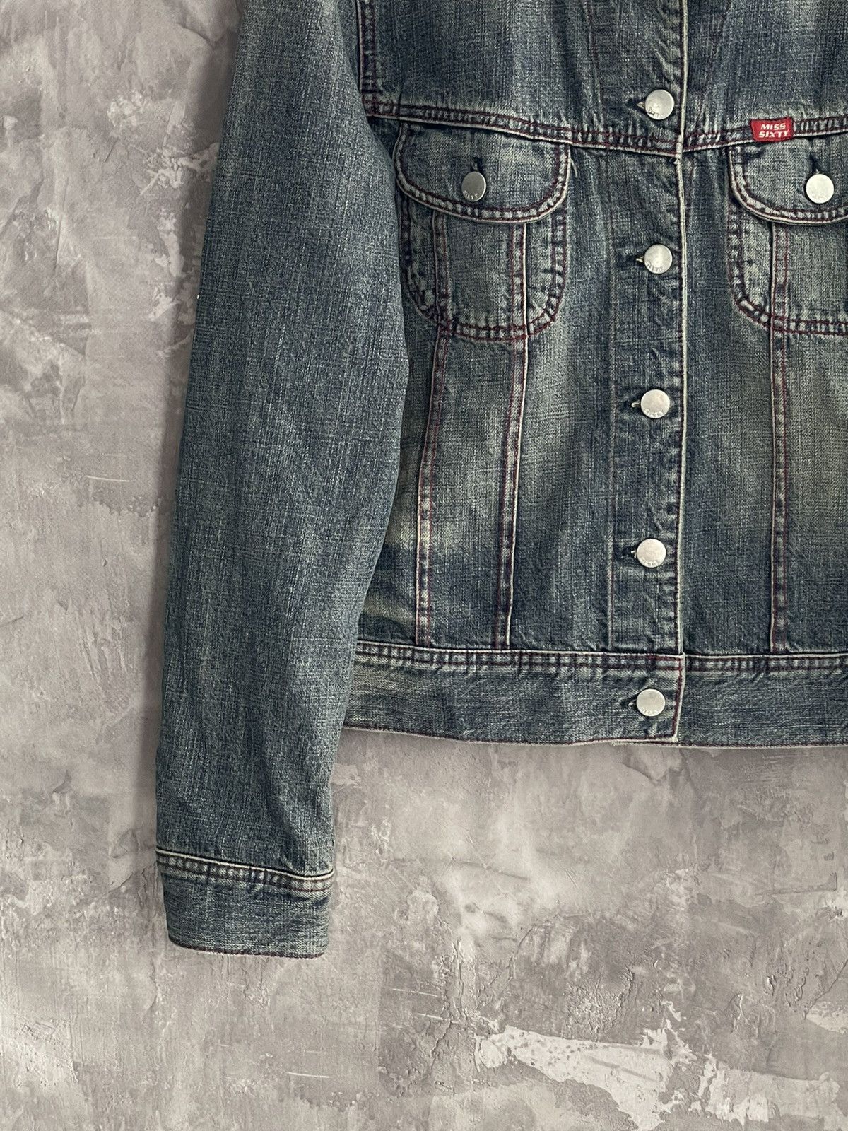 Hysteric Glamour × Japanese Brand × Miss Sixty Vintage Y2K Miss Sixty Denim Jacket Size L / US 10 / IT 46 - 5 Thumbnail