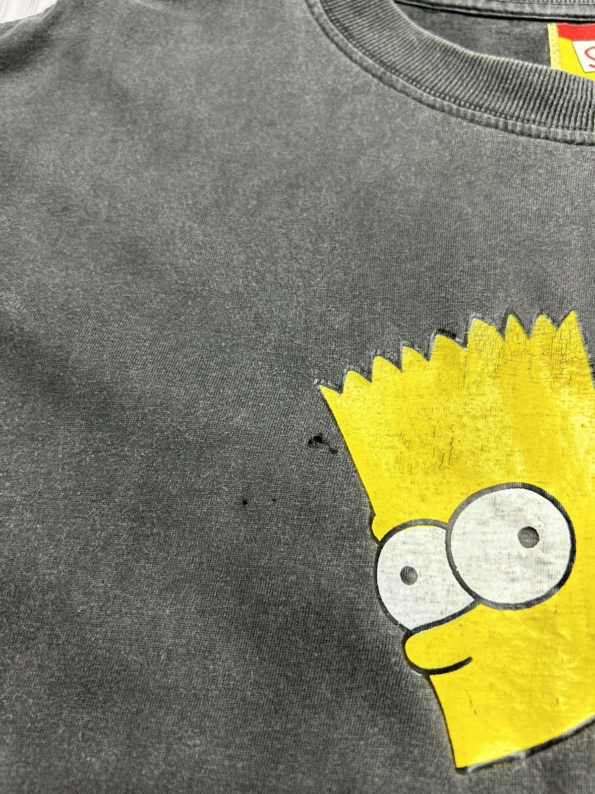 Vintage Rare Vintage The Simpsons Bart Censored T-Shirt Size US L / EU 52-54 / 3 - 6 Thumbnail