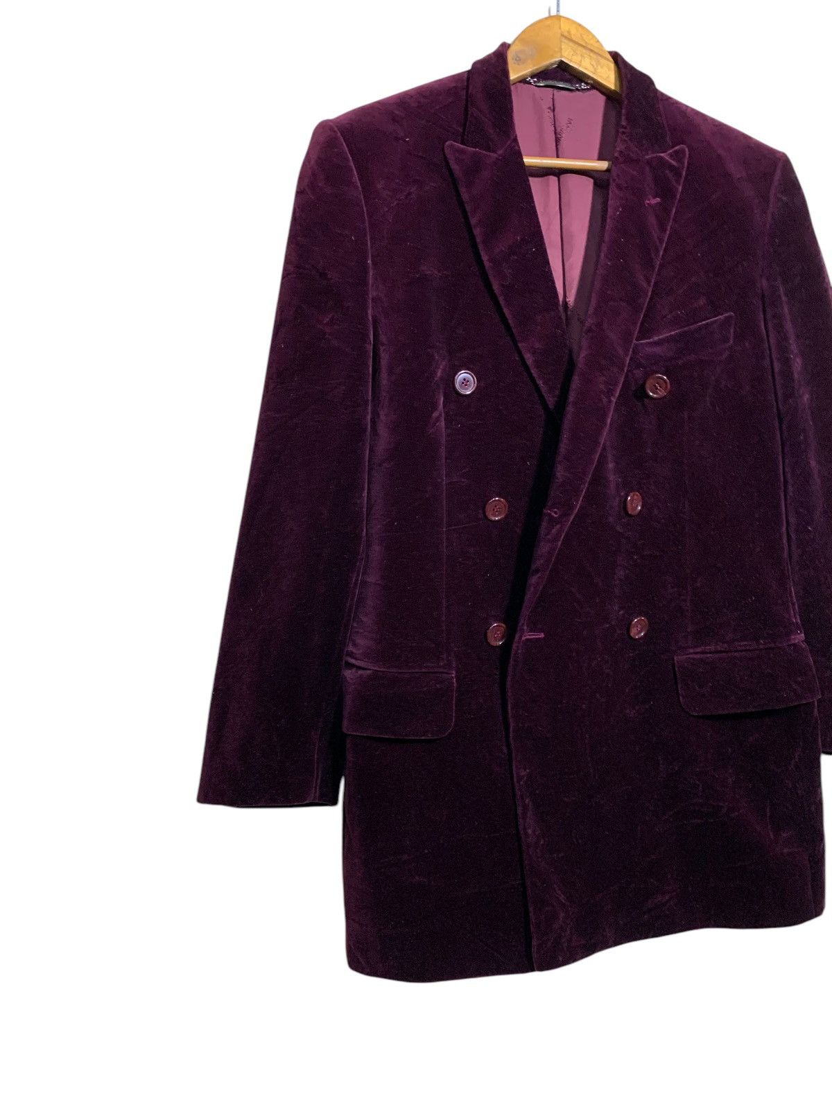 Dolce & Gabbana 🔥D&G ITALY RED VELVET MENS CASUAL JACKETS Size US M / EU 48-50 / 2 - 3 Thumbnail