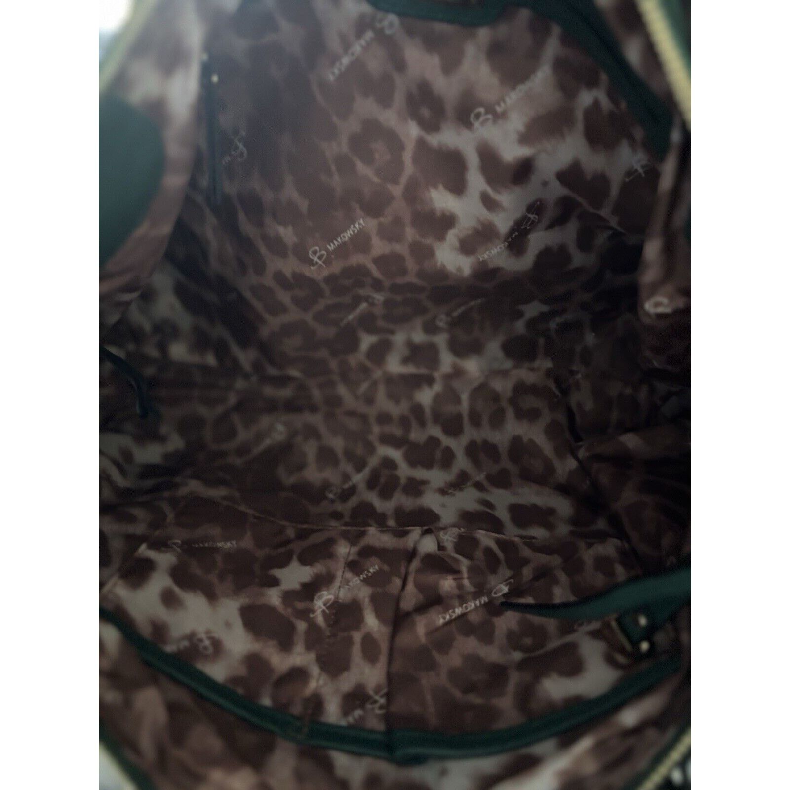 Other B Makowsky Green Lombard Crossbody Bag Leather MSRP $298 New Size ONE SIZE - 9 Thumbnail
