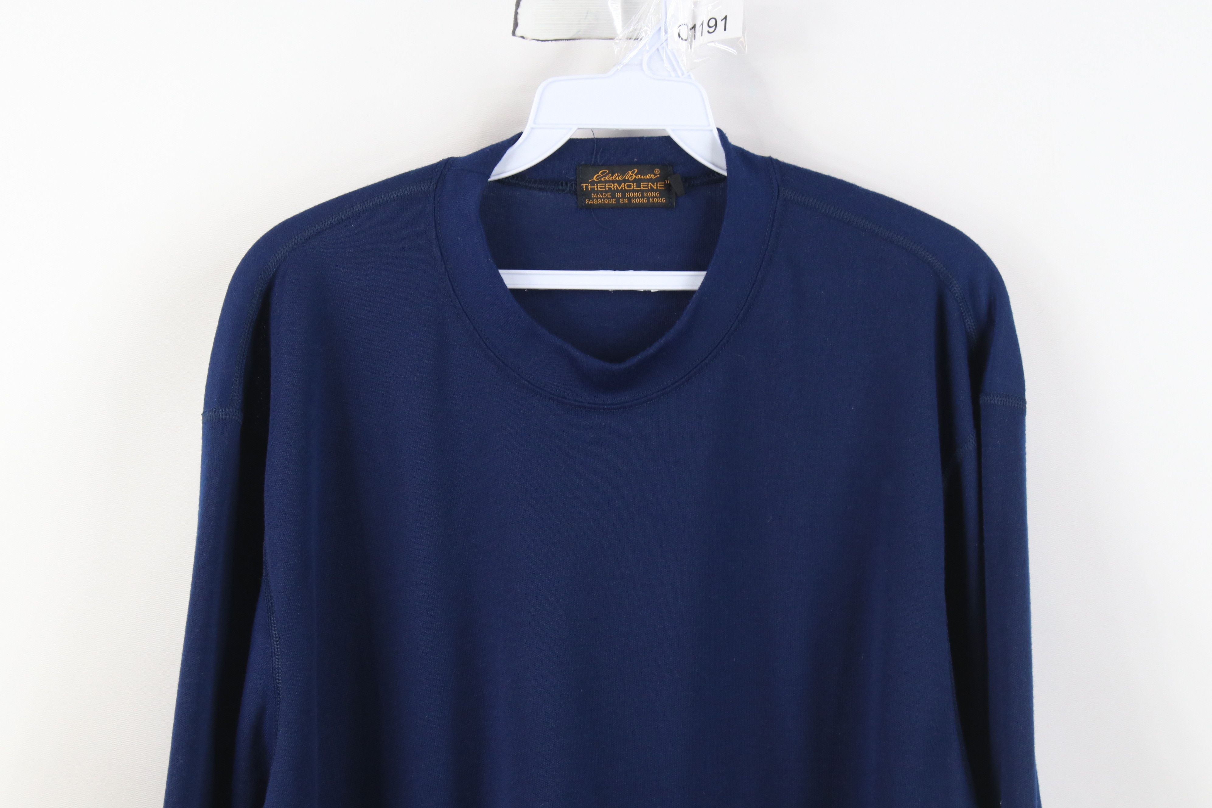 Eddie Bauer Vintage 80s 90s Eddie Bauer Thermal Knit Long Sleeve T-Shirt Size US XL / EU 56 / 4 - 2 Thumbnail