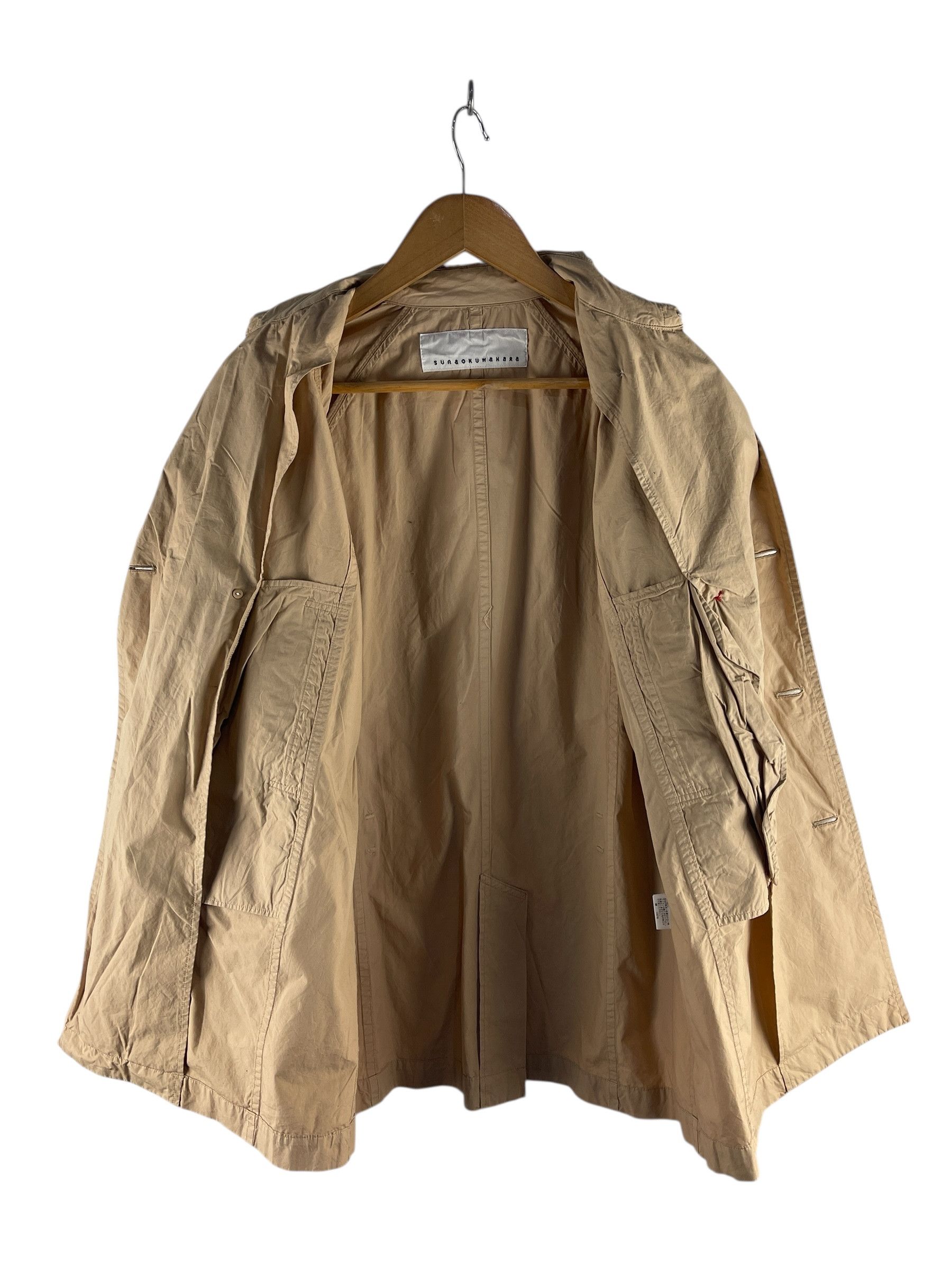Issey Miyake Sunao Kuwahara Archive Double-Breasted Coat Avant-Garde Size US M / EU 48-50 / 2 - 3 Thumbnail
