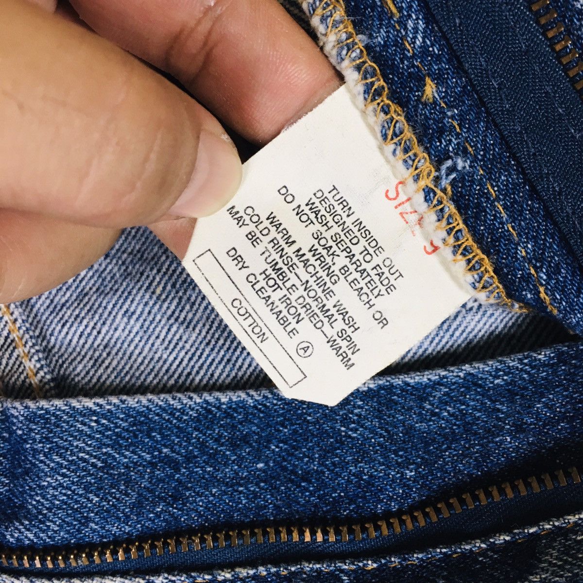 Levi's Vintage Levi’s Straight Cut Baggy Size 24" / US 00 / IT 34 - 11 Thumbnail