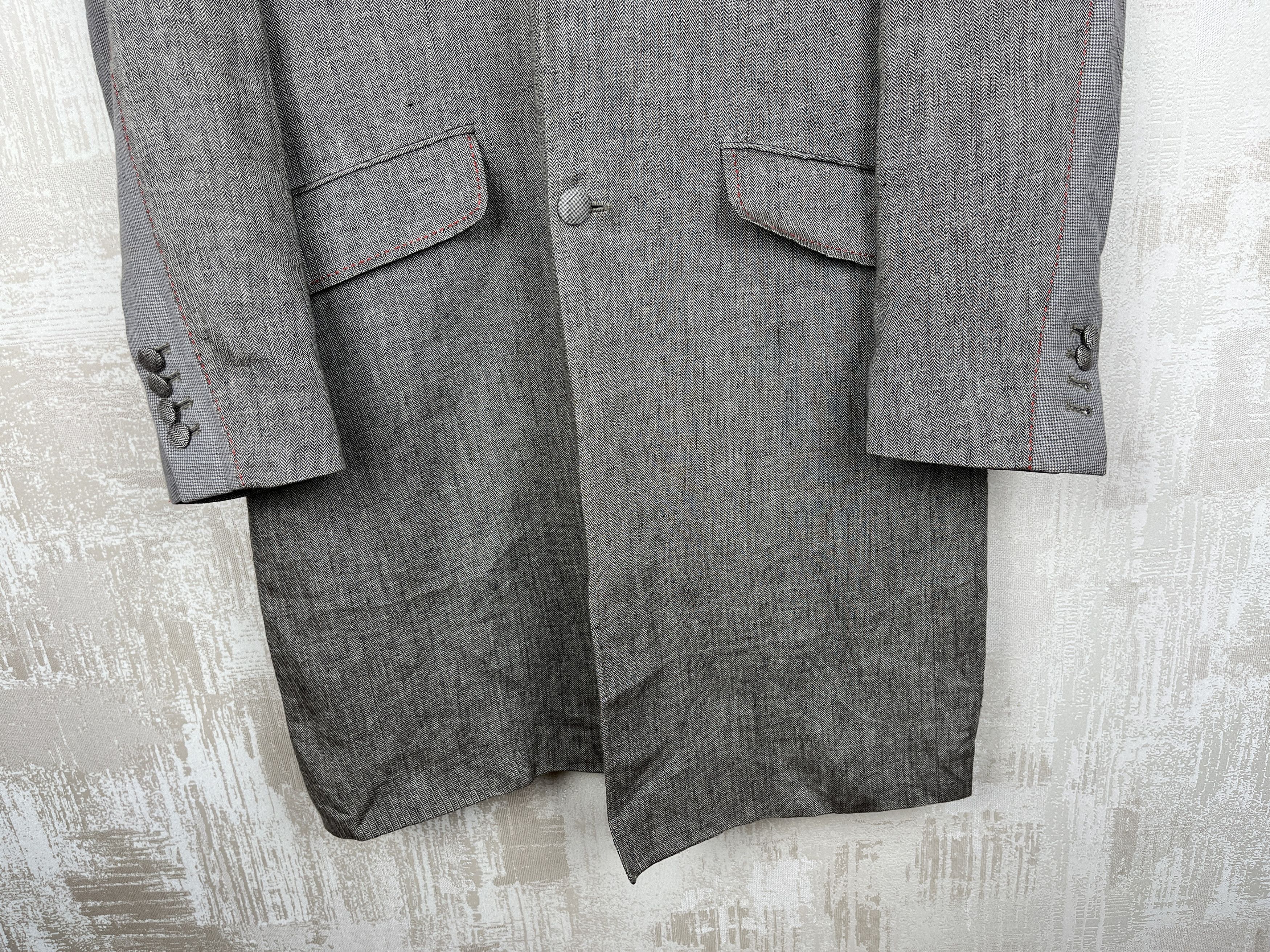 Other UK Holland Esquire Linen Long Blazer Coat Hand Customised Size US M / EU 48-50 / 2 - 6 Thumbnail