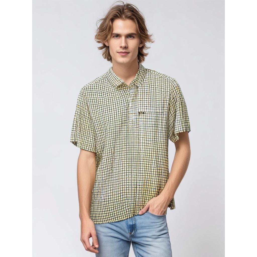 Ralph Lauren Ralph Lauren Men's XXL Yellow Plaid Short Sleeve Button-Up Size US XXL / EU 58 / 5 - 1 Thumbnail