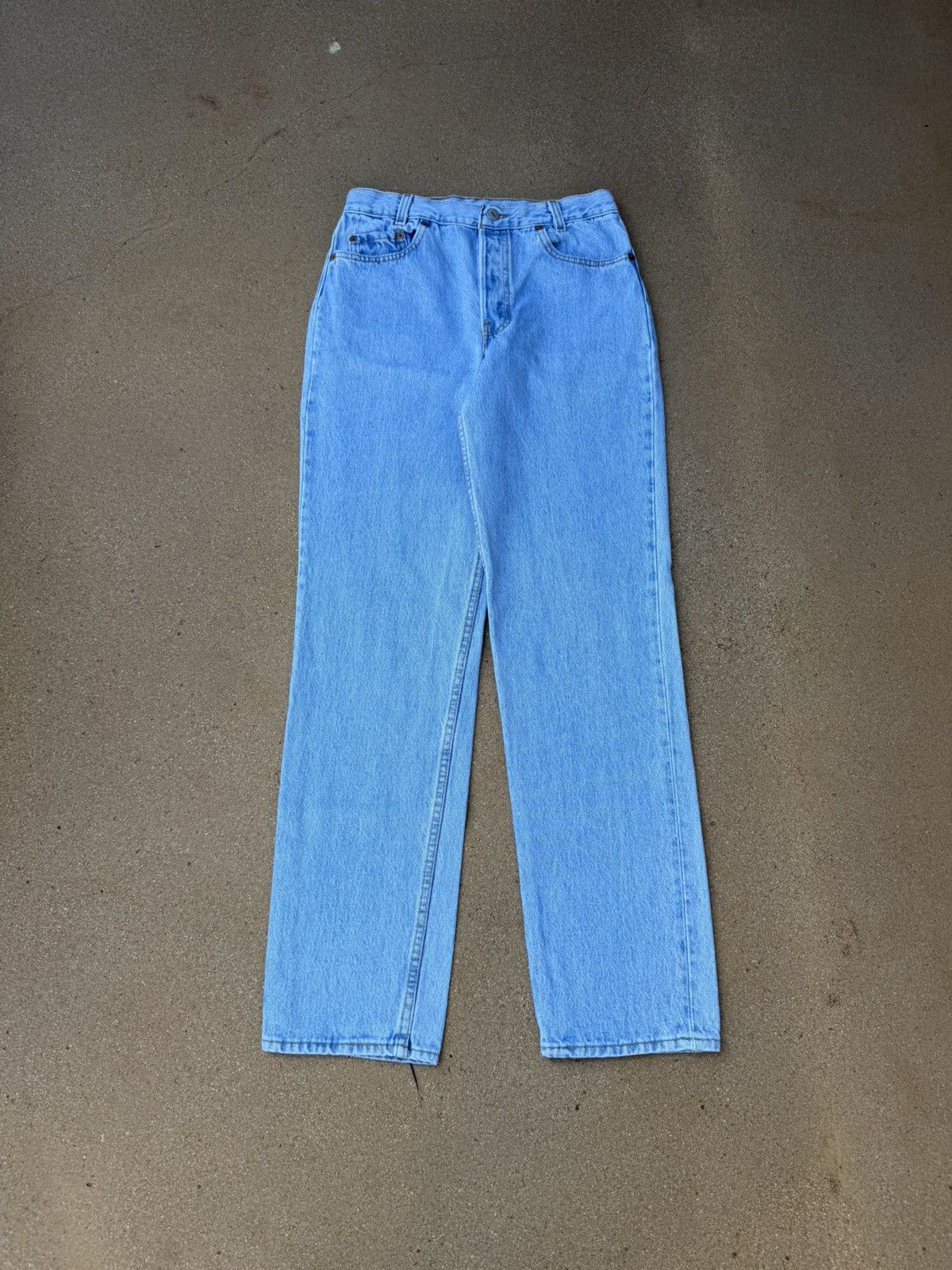 Levi's Vintage 90s Levi’s 501xx Student Fit Faded Denim Jeans 28x31 Size 28" / US 6 / IT 42 - 1 Thumbnail
