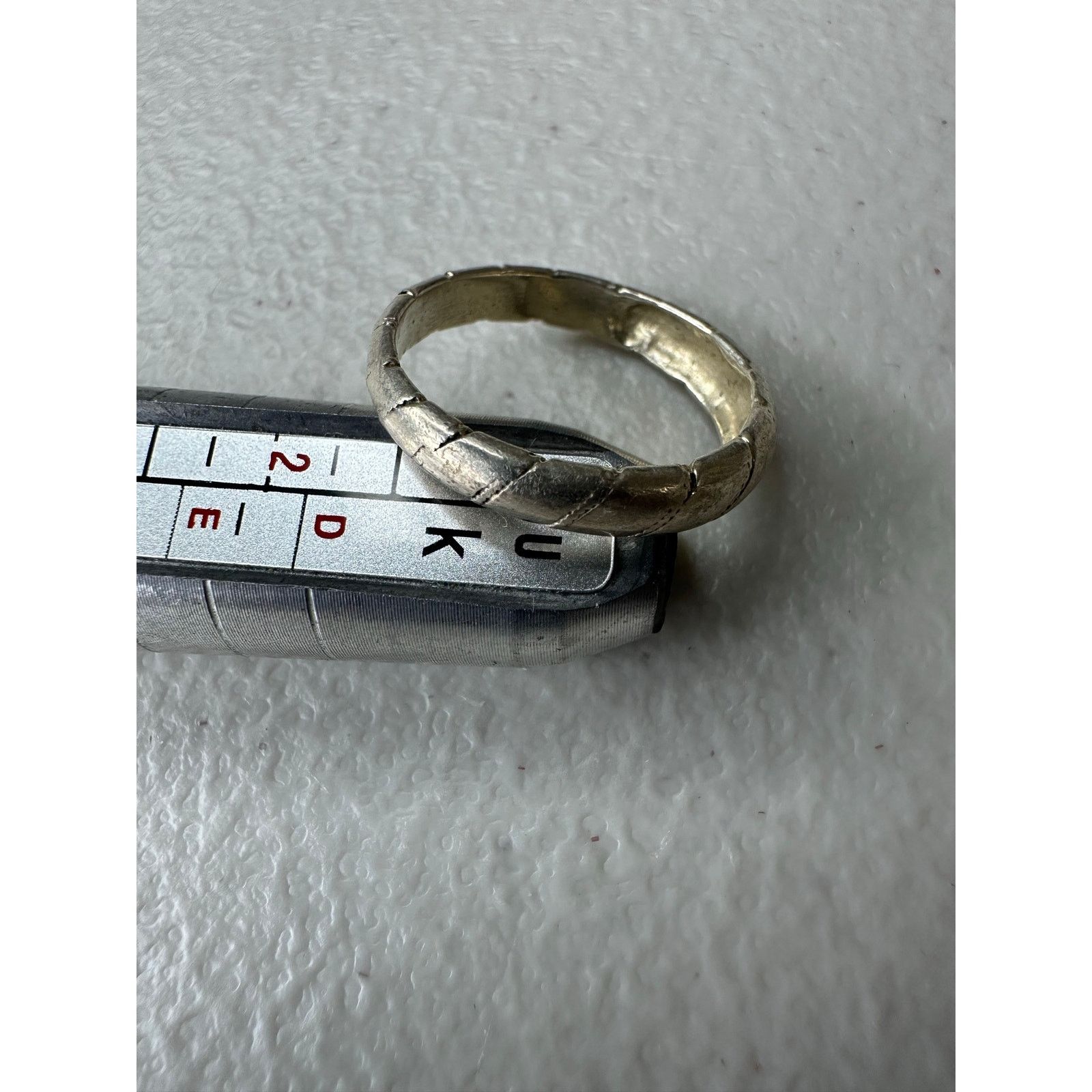 & Other Stories 925 Sterling Silver Woven Braided Texture Band Ring Size 7 Size ONE SIZE - 1 Thumbnail