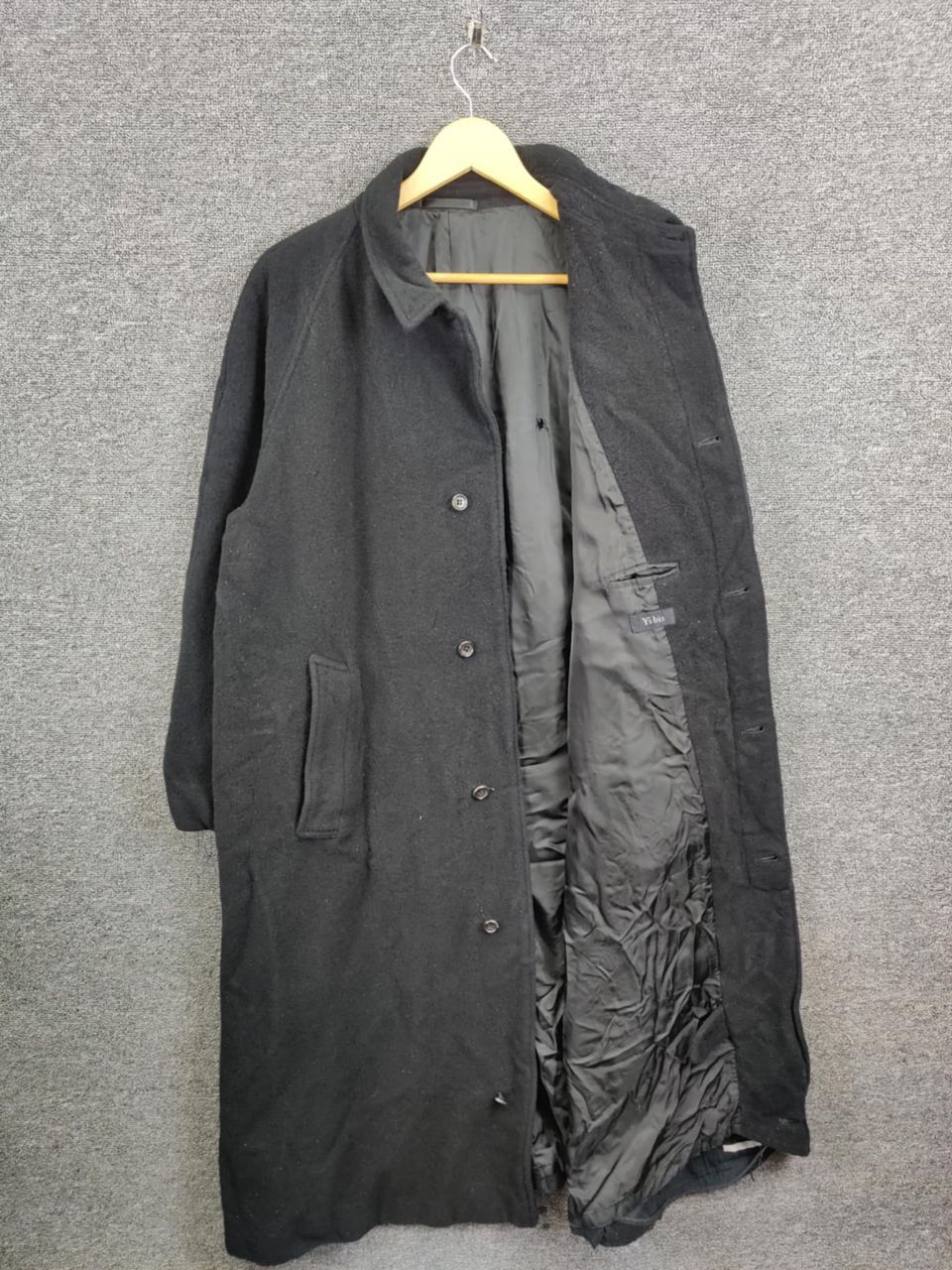 Yohji Yamamoto Vintage Y's Bis Yohji Yamamoto Soft Wool Long Coat Size US L / EU 52-54 / 3 - 5 Thumbnail