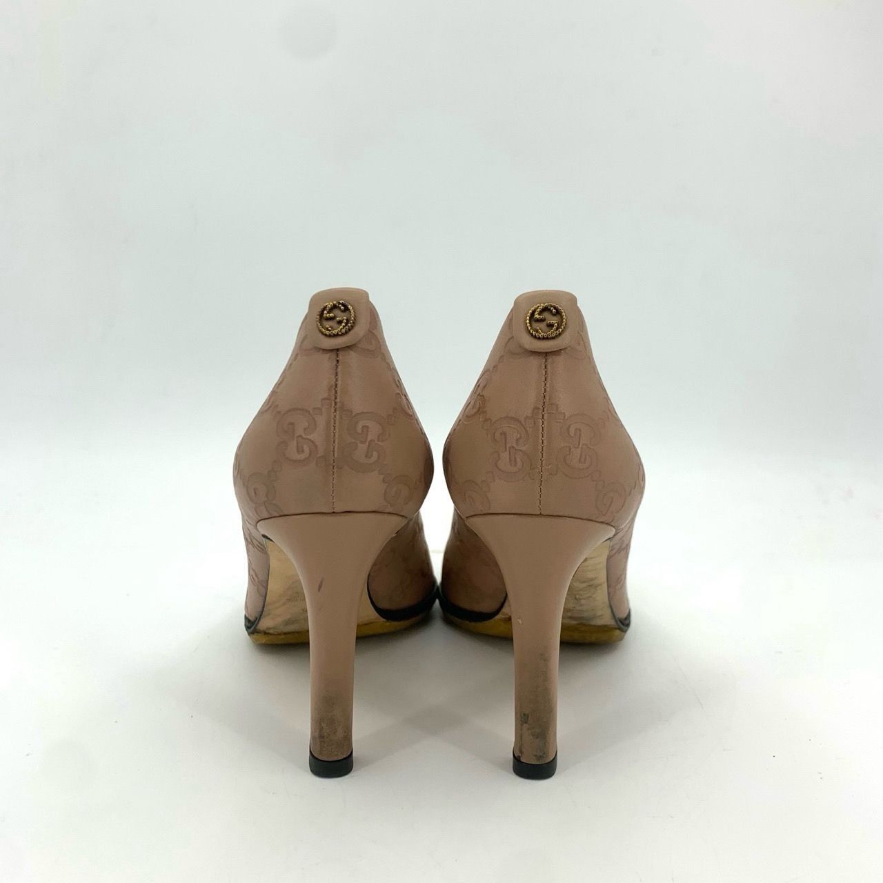 Gucci Gucci Size 36.5 Double G Presbyopia Leather Pointed-Toe Heel Size US 6.5 / IT 36.5 - 6 Thumbnail