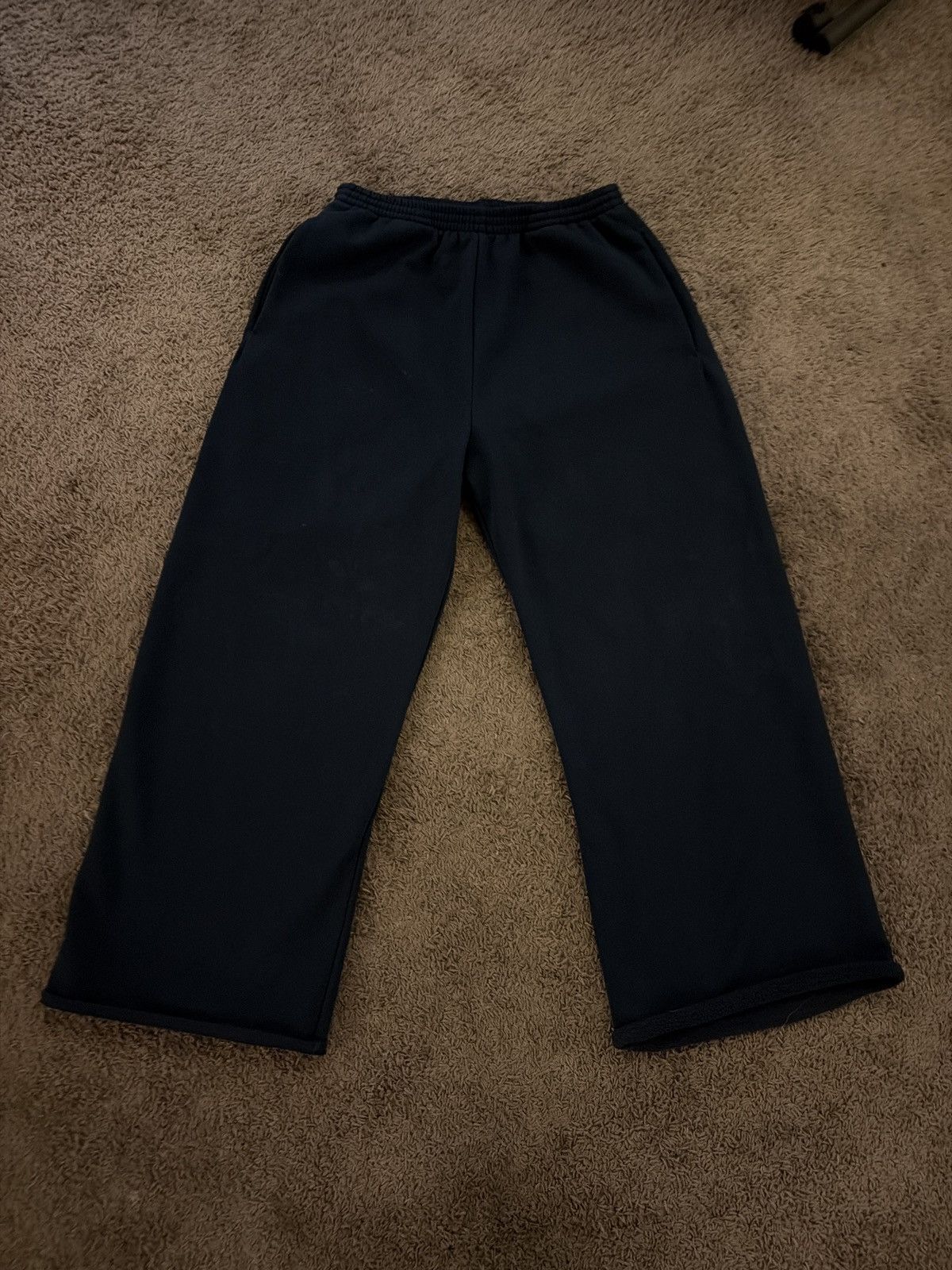 Yeezy YZY Gap Balenciaga Sweatpants (Navy blue) Size US 32 / EU 48 - 2 Thumbnail
