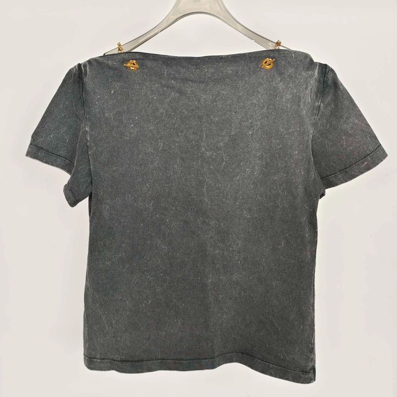 Louis Vuitton Louis Vuitton Mixed color straight neck chain short sleeve Size XS / US 0-2 / IT 36-38 - 2 Thumbnail