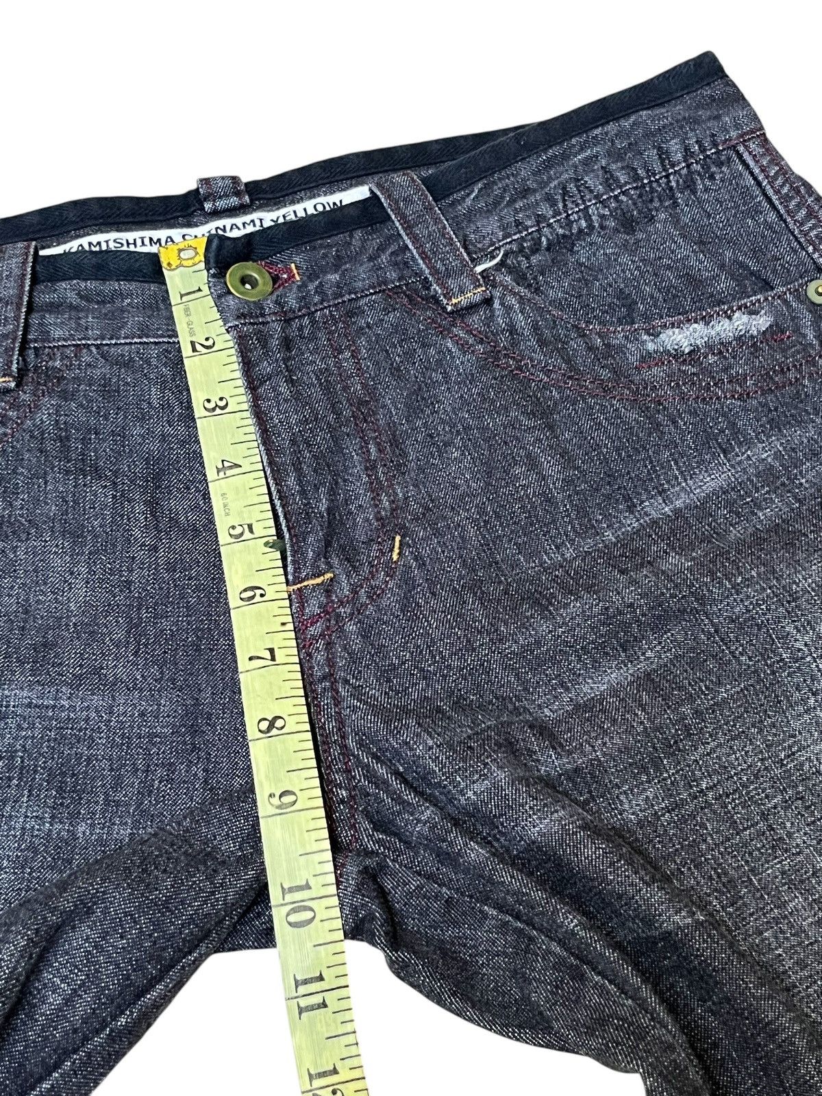 Japanese Brand JAPANESE BRAND KAMISHIMA CHINAMI YELLOW FLARED JEANS Size US 32 / EU 48 - 15 Thumbnail