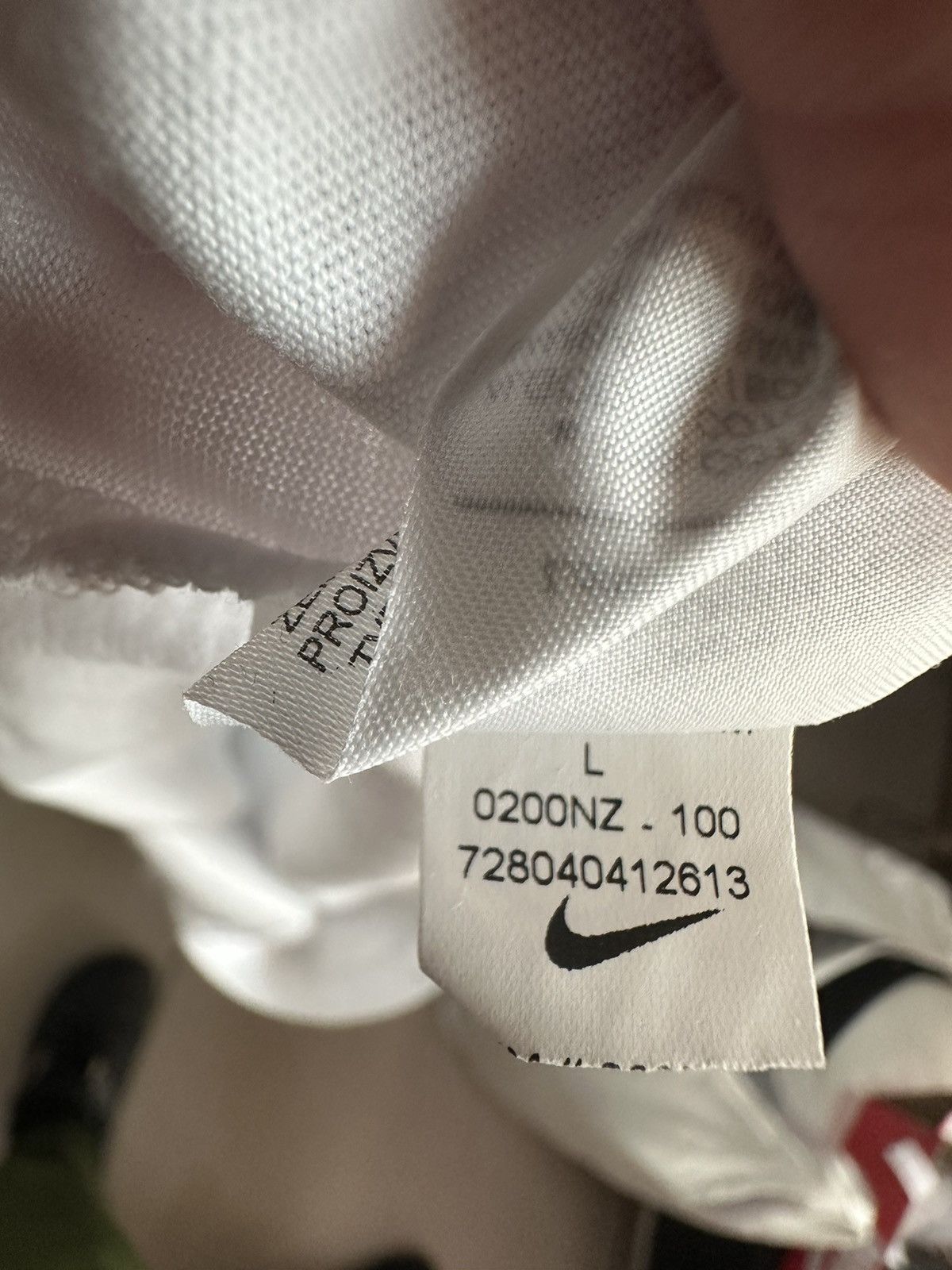 Nike Nike x Rafael Nadal tennis tee jersey white logo rare,XL Size US XL / EU 56 / 4 - 8 Thumbnail