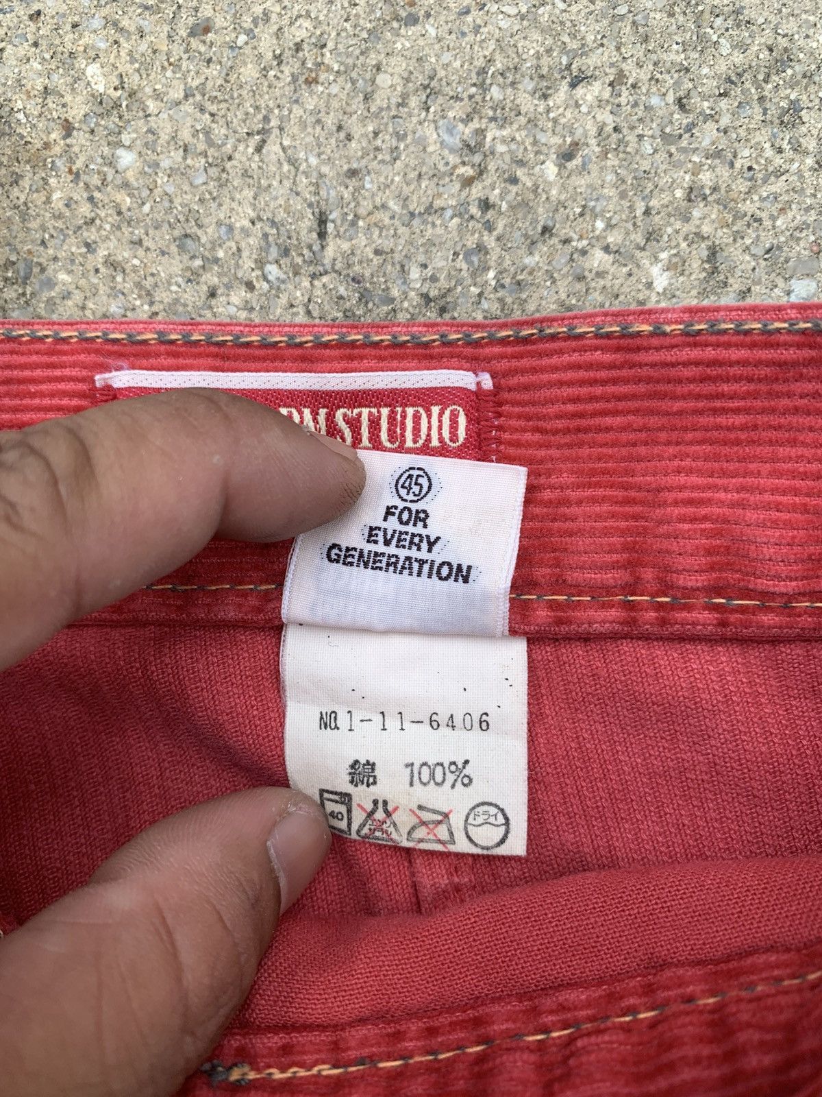 45rpm 45 rpm studio denim line corduroy pants Size 27" / US 4 / IT 40 - 12 Thumbnail