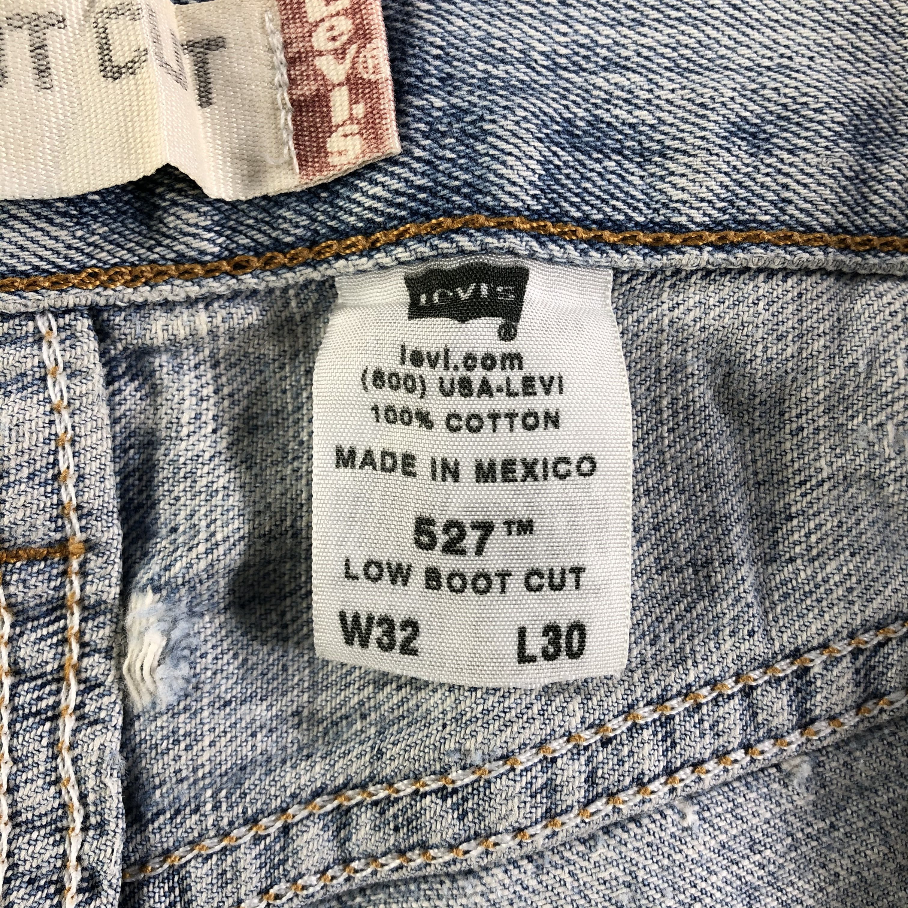 Levi's Vintage Light Wash Levis 527 Jeans-J3053 Size US 32 / EU 48 - 13 Thumbnail