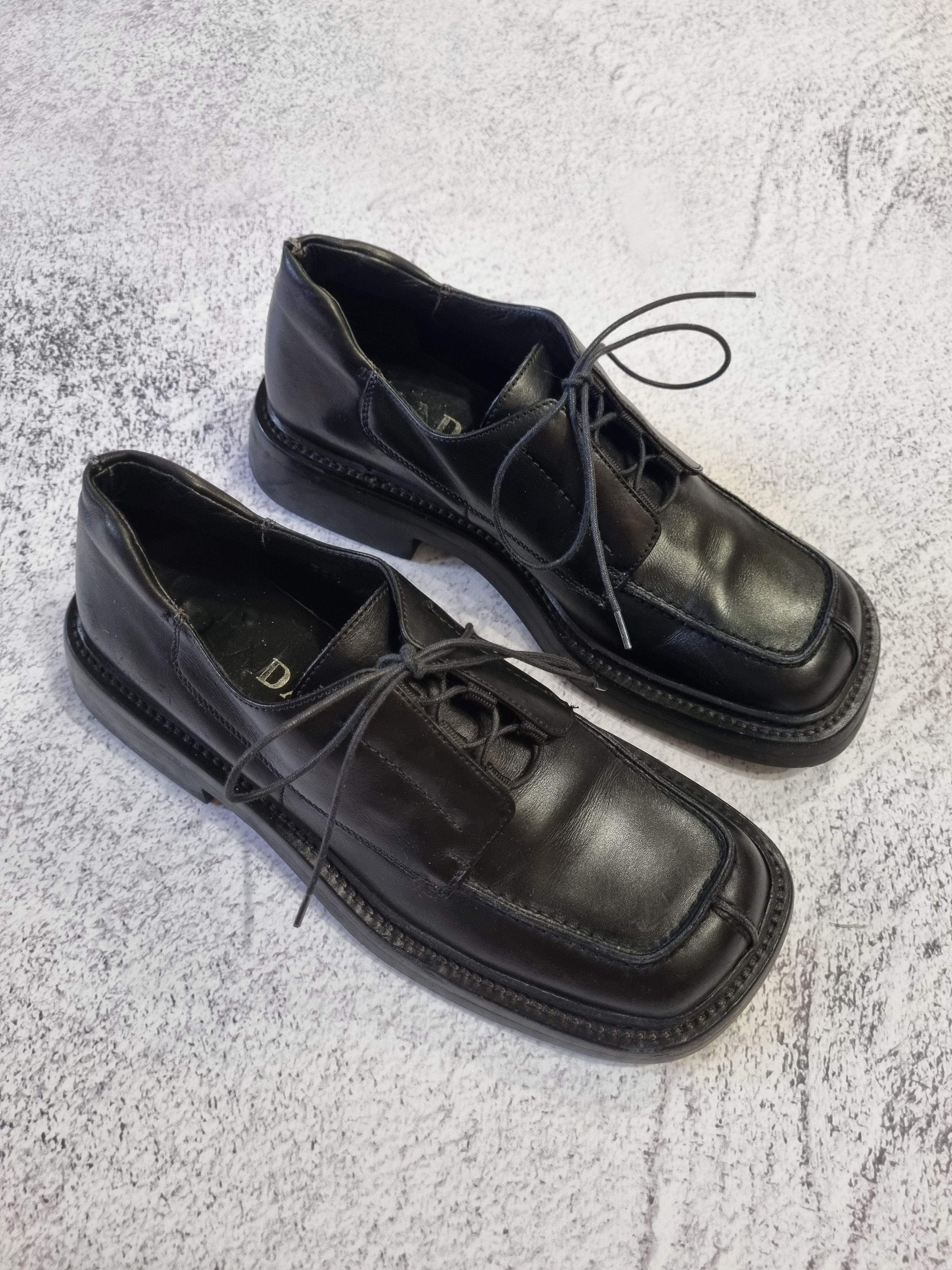 Prada Vintage Archive 90S Prada Leather Loafers Shoes Size US 5.5 / IT 35.5 - 3 Thumbnail