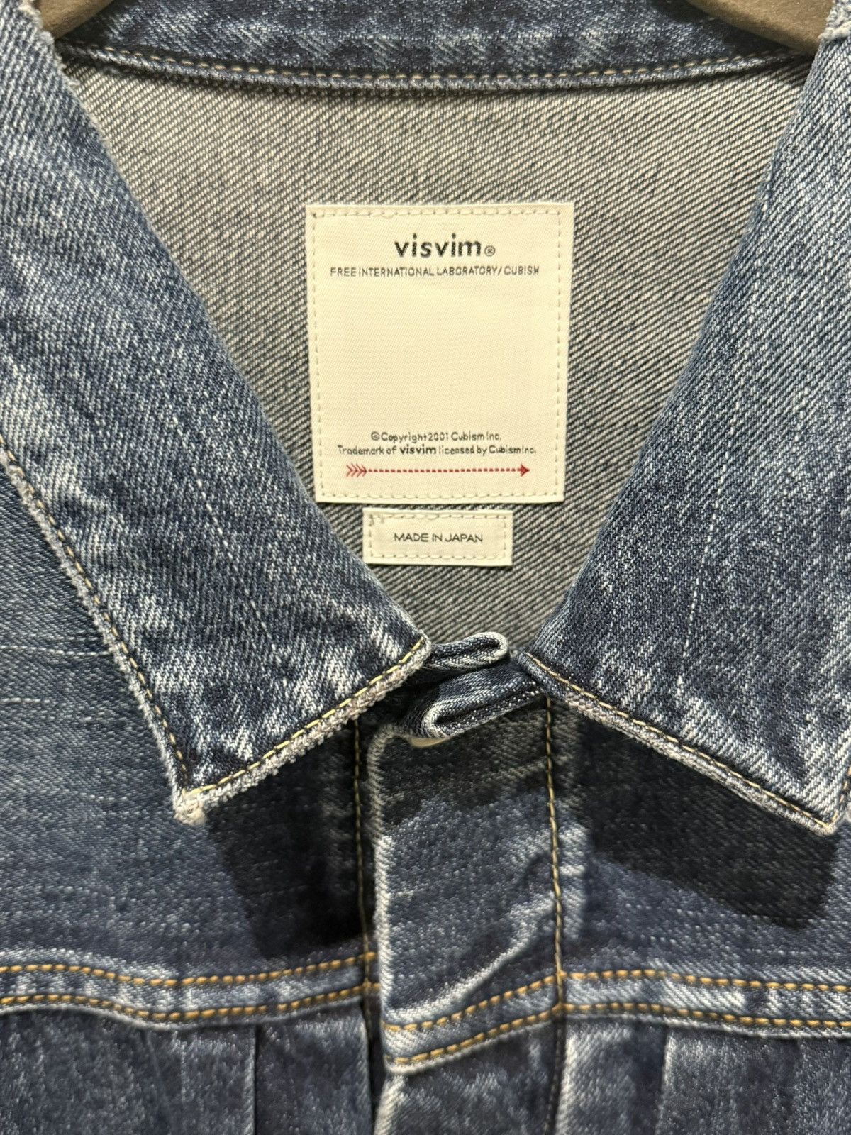 Visvim Visvim 2025 101X Damaged-1010 Paint Denim Jacket 4 [NEW] Size US L / EU 52-54 / 3 - 6 Thumbnail