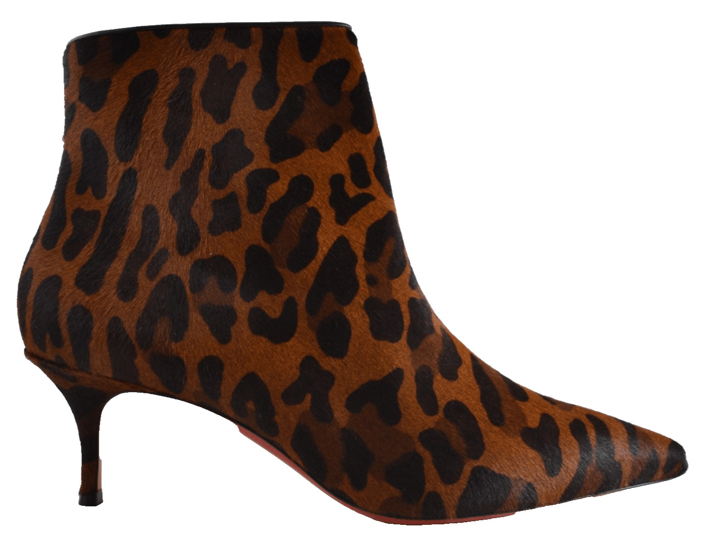 Christian Louboutin So Kate Booty 55 Black Leopard Pony Short Ankle Bootie 40.5 Size US 10.5 / IT 40.5 - 1 Thumbnail