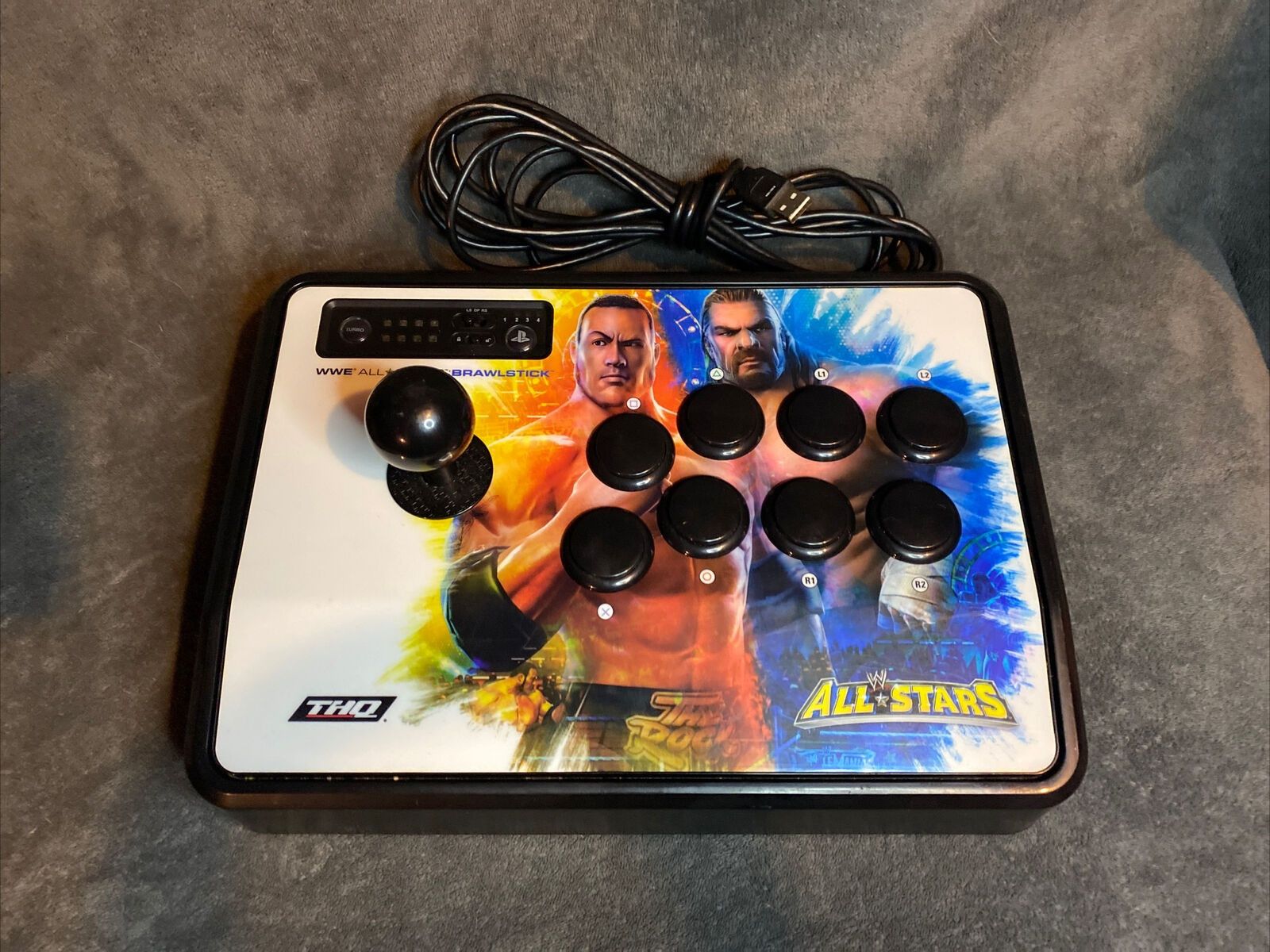 WWE Mad Catz PS3 Arcade Stick WWE ALL STARS USB Connection Size ONE SIZE - 1 Thumbnail
