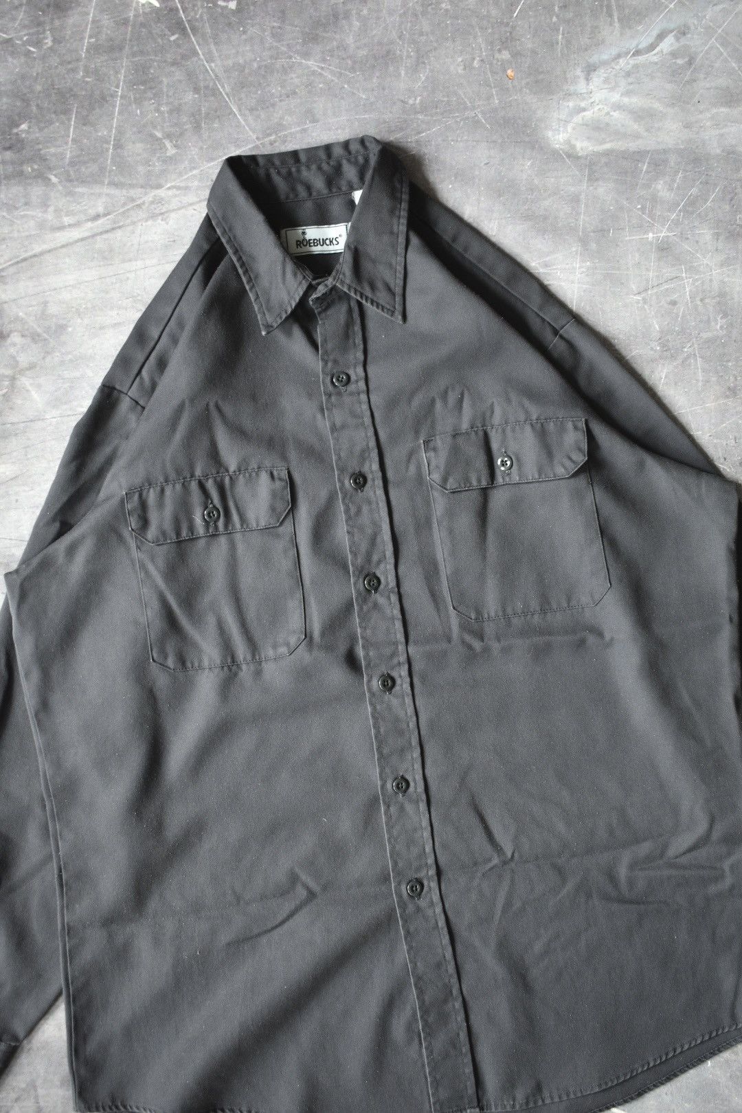 Sears Vintage Sears Roebucks Workwear Buttondown Shirt (L) Size US L / EU 52-54 / 3 - 3 Thumbnail
