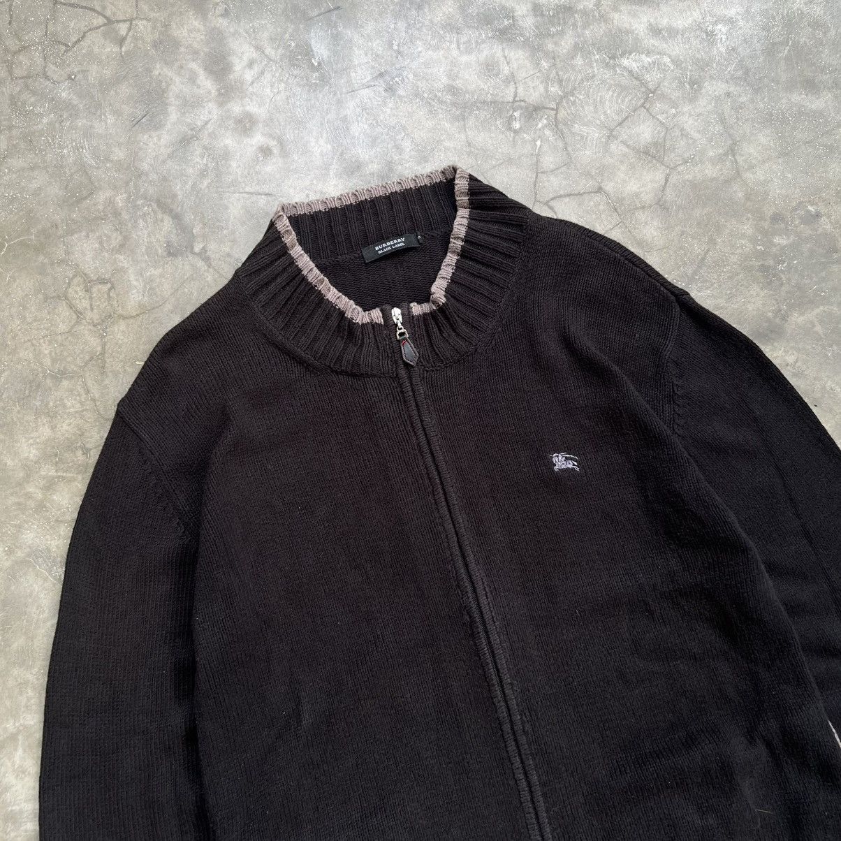 Burberry Burberry Black Label Zip Up Knit Jacket Size US L / EU 52-54 / 3 - 2 Thumbnail