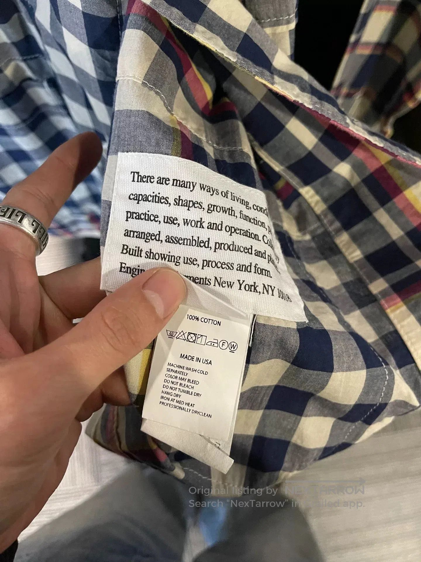 Engineered Garments Engineered Garments Plaid Suit Jacket. Size US M / EU 48-50 / 2 - 3 Thumbnail