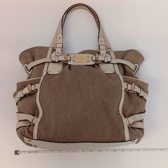 Michael Kors Michael Kors Michael Canvas Top Handle Gansevoort Tote Bag Size ONE SIZE - 14 Thumbnail