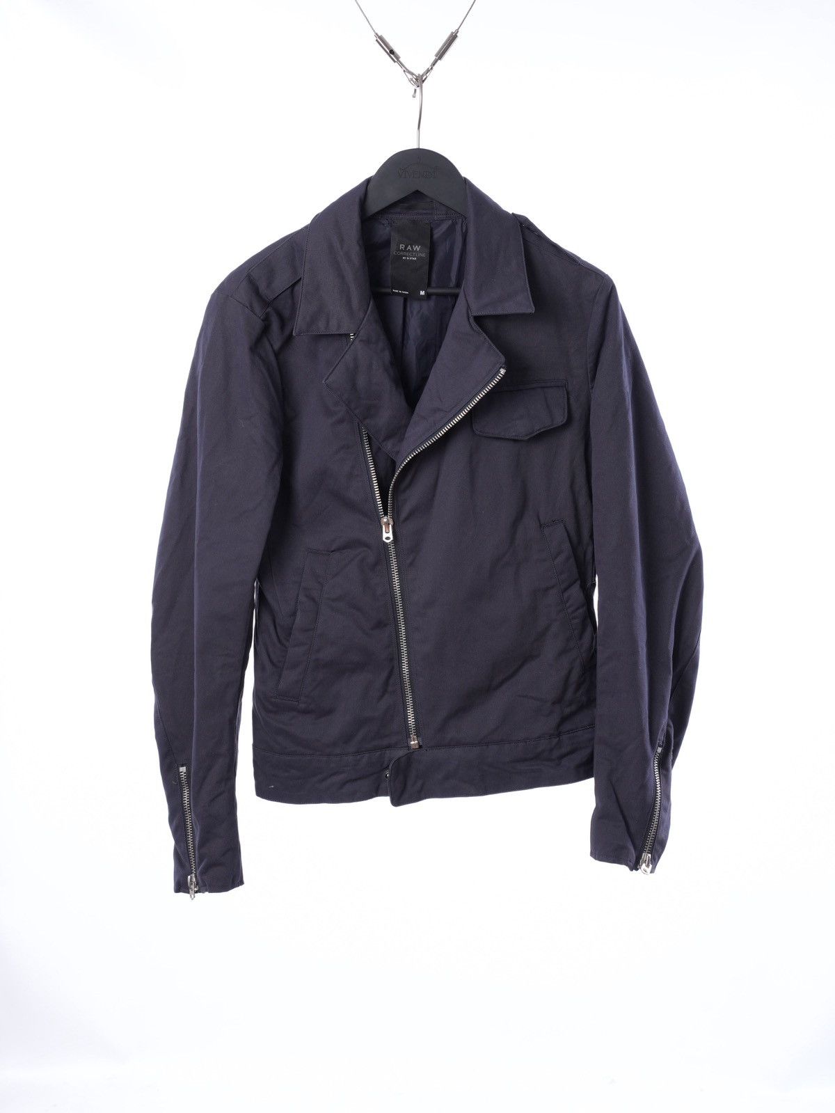 G-Star G-Star Raw Biker Moto Zipper Cropped Denim Jacket M Size US M / EU 48-50 / 2 - 1 Thumbnail