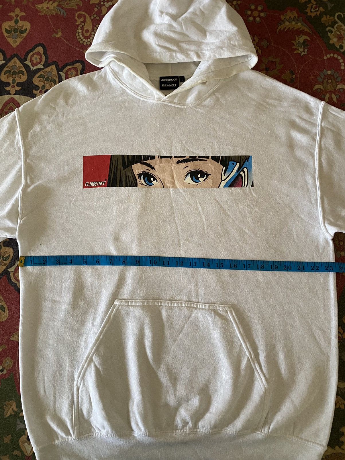 Beams Plus Japanese Brand Beams X Goodhood X Flagstuff Hoodie Size US XL / EU 56 / 4 - 15 Thumbnail