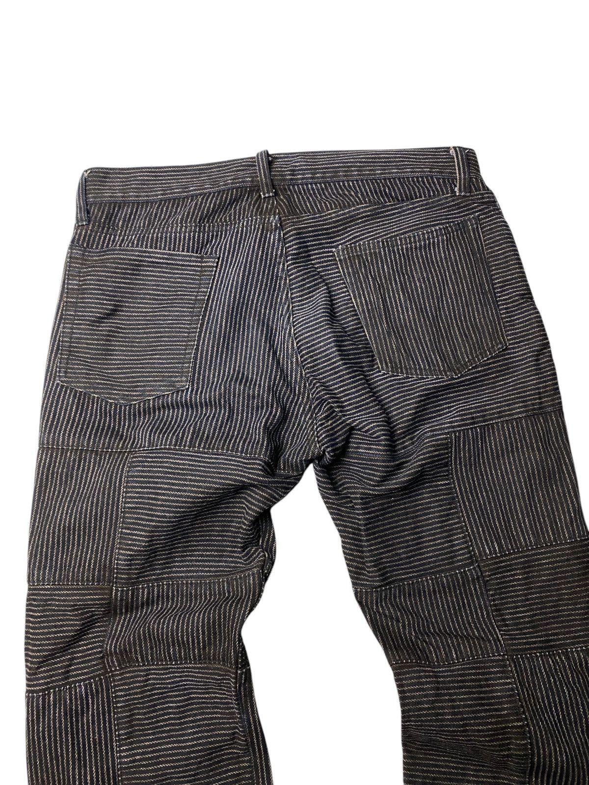 If Six Was Nine 2000's Rupert Difference Hagi Striped Flared Jeans Size US 31 - 5 Thumbnail