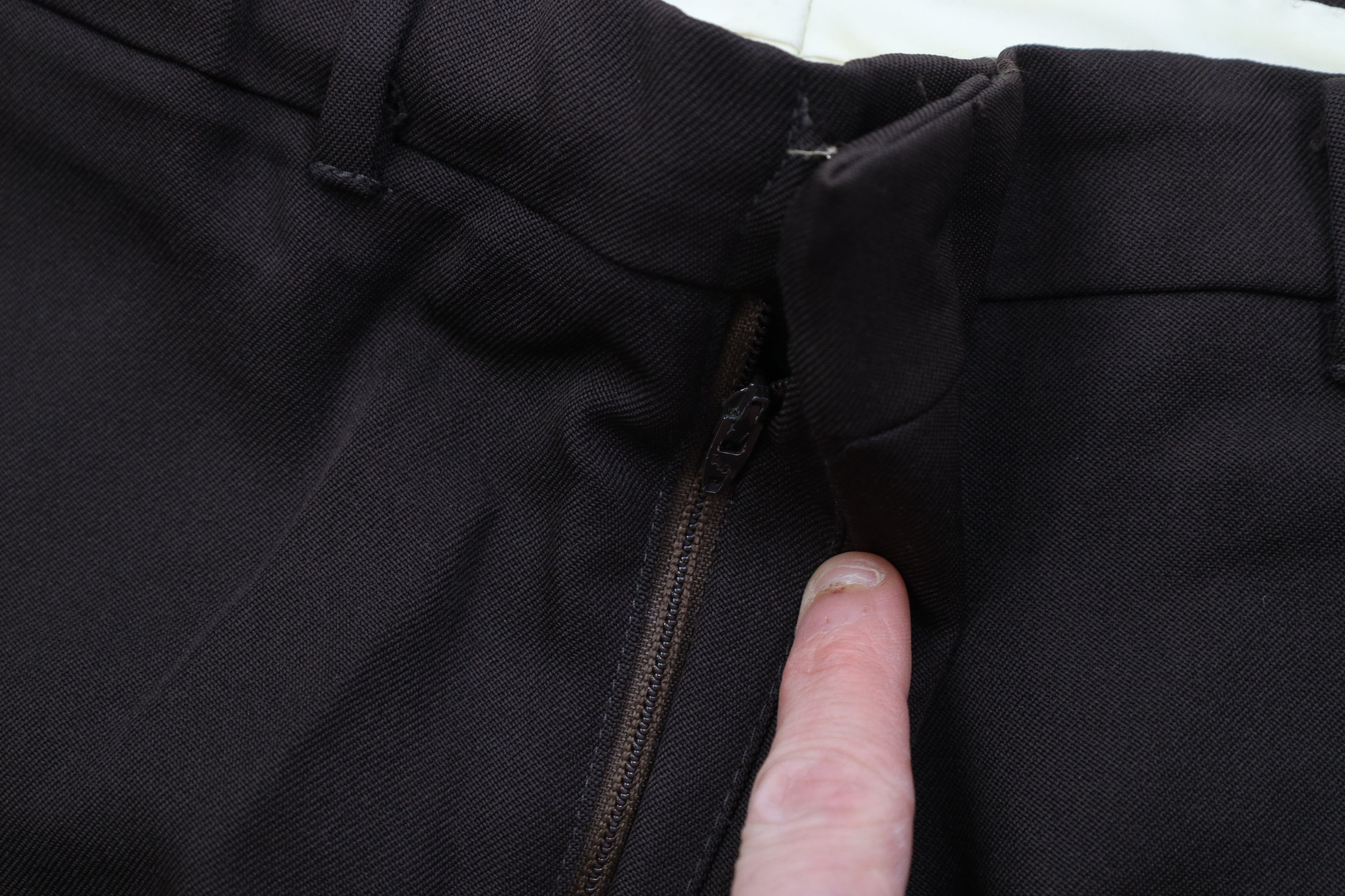 Vintage Vintage 70s Streetwear Flared Wide Leg Chino Pants Brown USA Size US 36 / EU 52 - 8 Thumbnail