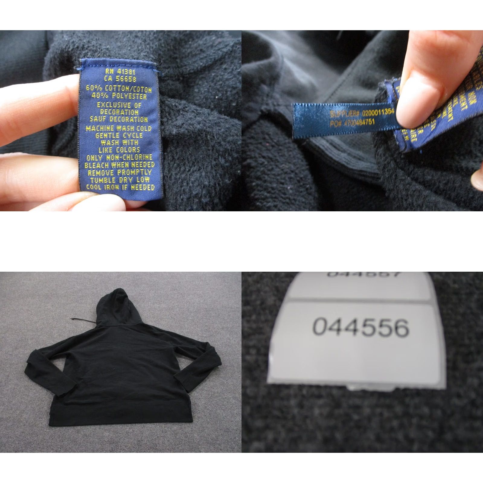 Polo Ralph Lauren Polo Ralph Lauren Jacket Women M Black Outdoor Windbreaker Hoodie Full Zip Pockets Size M / US 6-8 / IT 42-44 - 8 Thumbnail