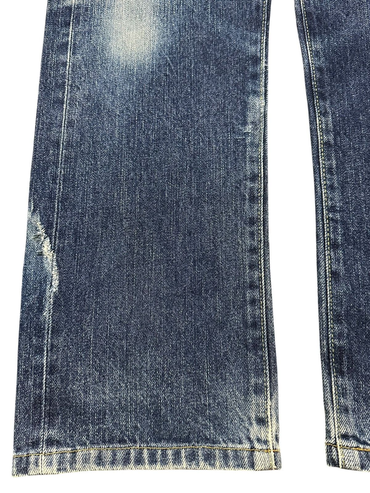 Uniqlo Vintage Japanese Uniqlo S002 Selvedge Blue Wash Loose Jeans Size US 31 - 6 Thumbnail
