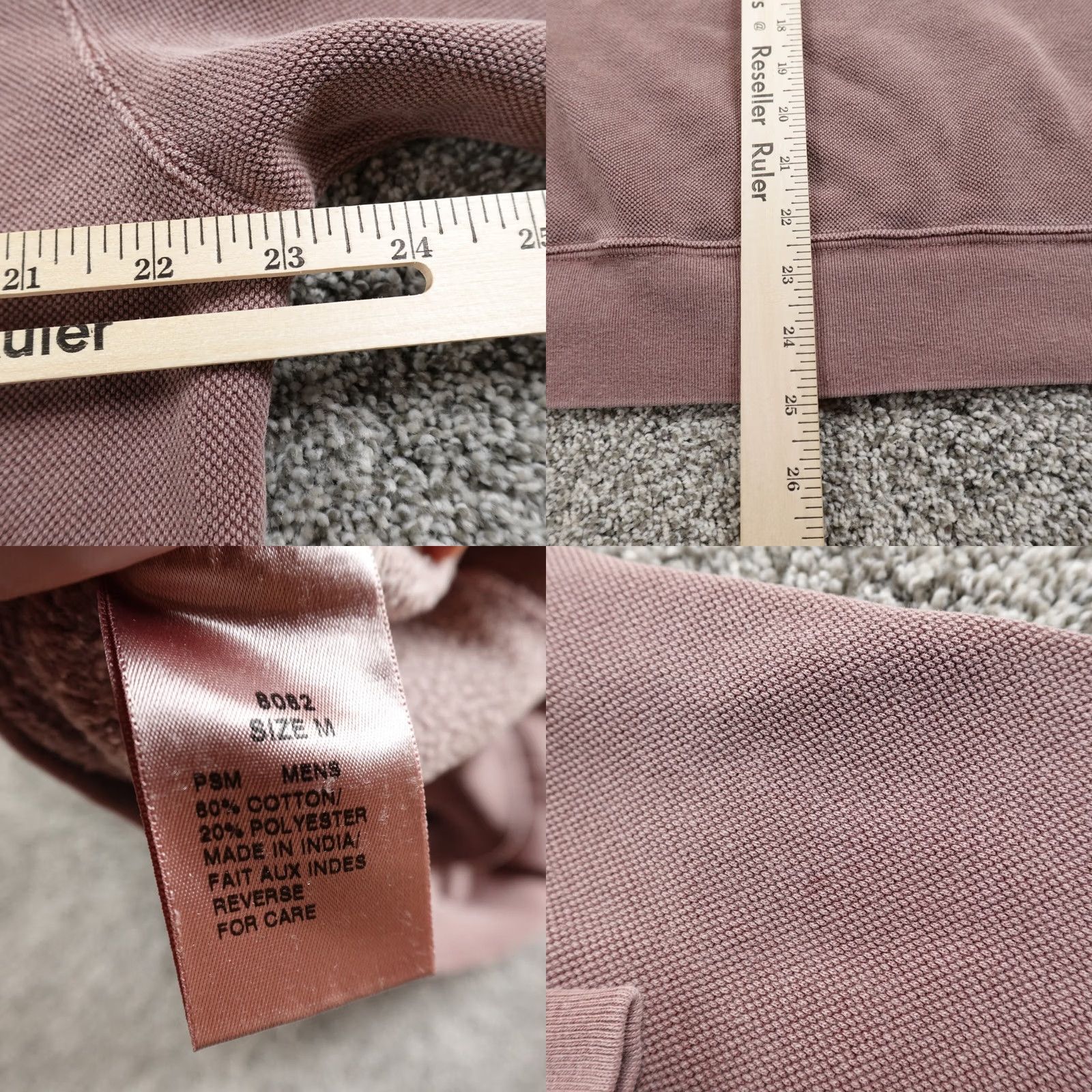 Vintage Woolrich Sweater Mens M Purple Pullover Elbow Patch Zip Sweatshirt Jacket Size US M / EU 48-50 / 2 - 8 Thumbnail