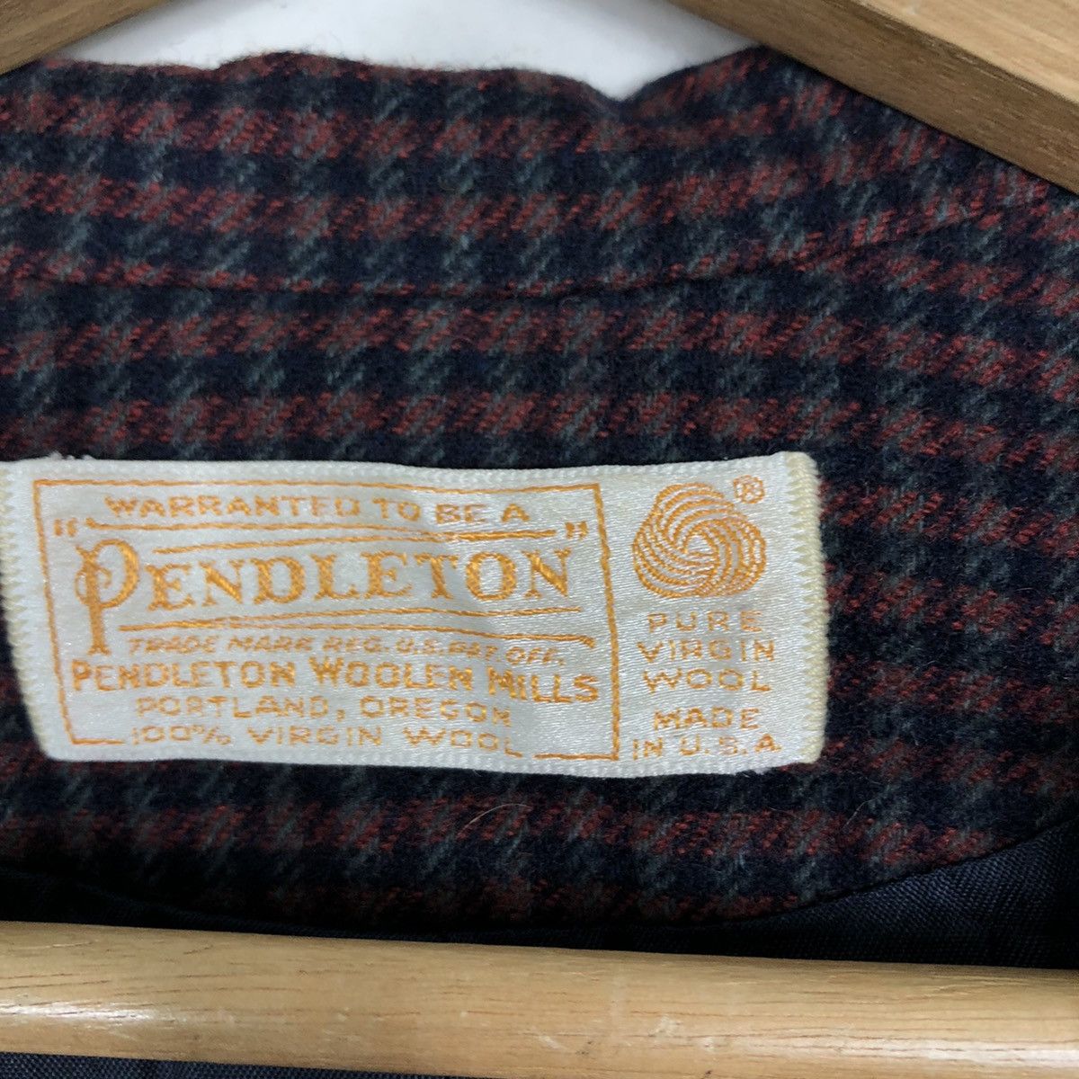 Pendleton 🔥90s Vintage Pin Striped Chore Jacket Pendelton Made in USA Size US M / EU 48-50 / 2 - 13 Thumbnail