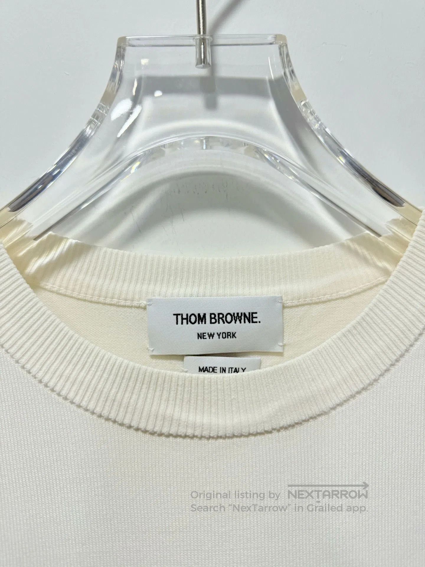 Thom Browne Thom Browne White Knit Short. Size US XXS / EU 40 - 3 Thumbnail