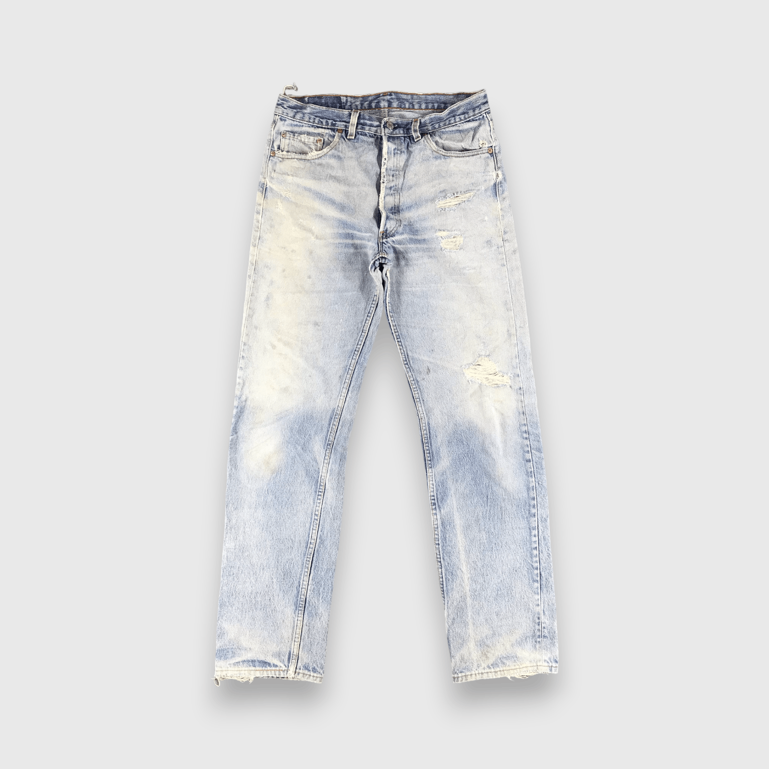 Levi's Vintage 90s Light Wash Levis 501 Jeans-J2611 Size US 33 - 1 Thumbnail