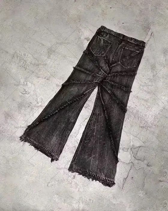Japanese Brand Y2k Retro Oversized Punk Retro Hip Hop Jeans Size US 32 / EU 48 - 4 Thumbnail