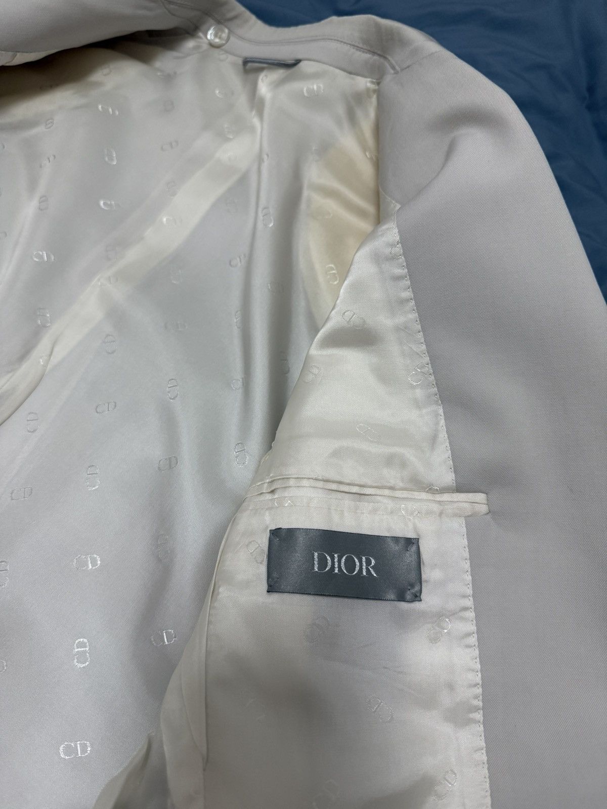 Daniel Arsham × Dior Dior ecru wool suit 44 / 46 Size 44R - 6 Thumbnail