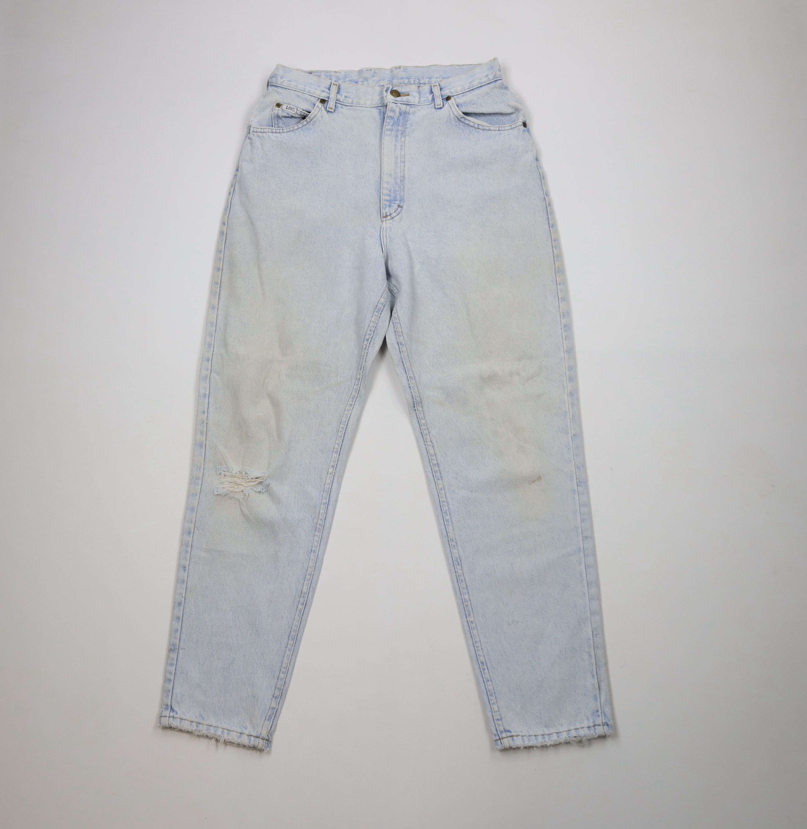 Lee × Vintage Vintage 90s Lee Relaxed Tapered Leg Denim Jeans Blue USA Size 36" / US 14 / IT 50 - 1 Thumbnail