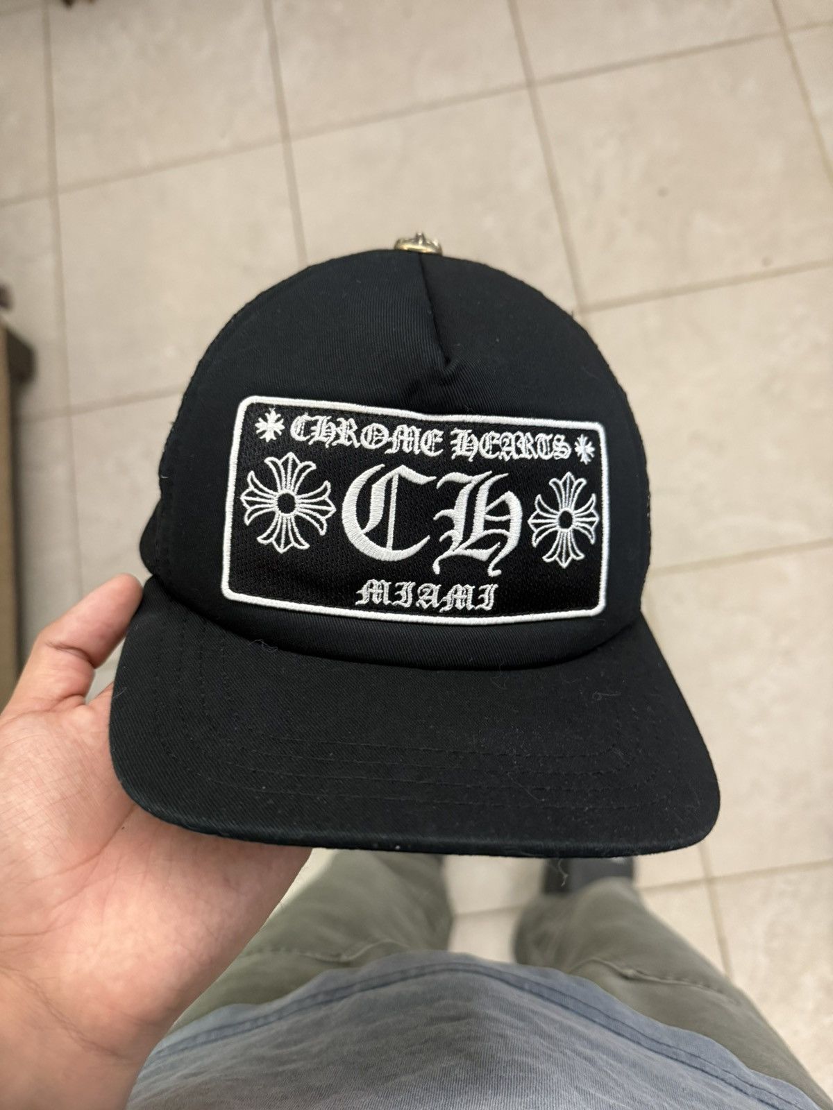 Chrome Hearts Chrome Hearts Miami Trucker Hat Size ONE SIZE - 1 Thumbnail
