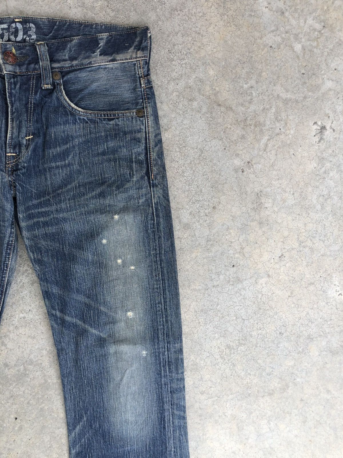If Six Was Nine Japanese Edwin 503 Flared Jeans Distressed Jeans Size US 32 / EU 48 - 5 Thumbnail