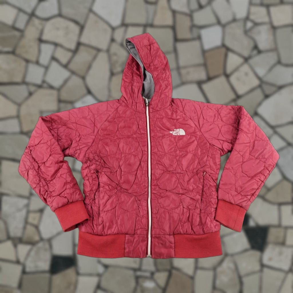 The North Face The North Face Jacket Womens Medium Red Quilted Puffer Coat Full Zip Up Size M / US 6-8 / IT 42-44 - 1 Thumbnail