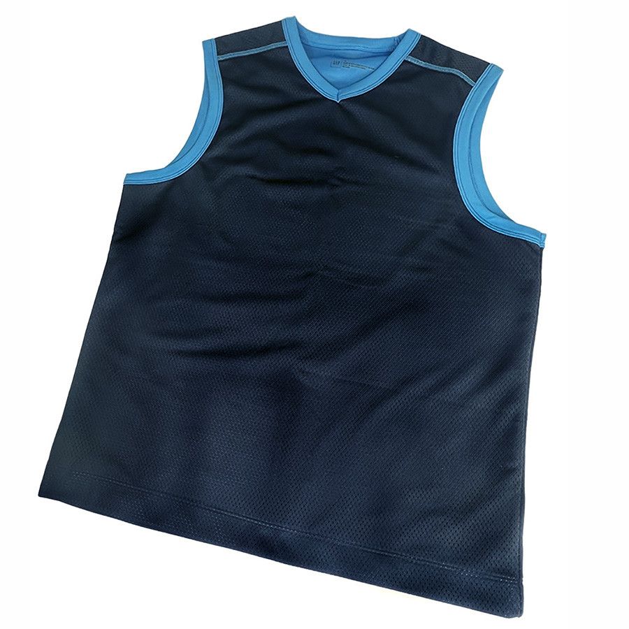 Gap Gap Sleeveless Navy Mesh T-Shirt Size US XS / EU 42 / 0 - 2 Thumbnail