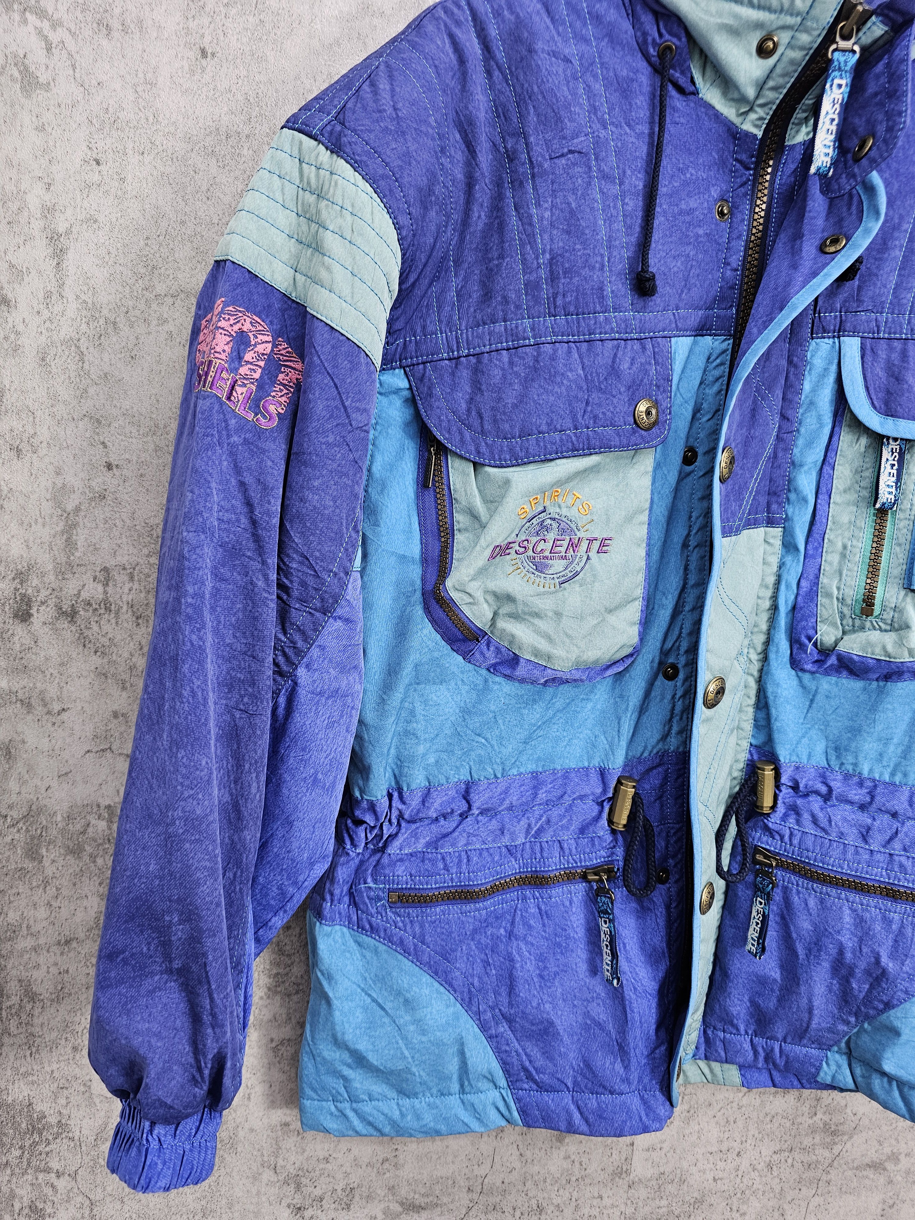 Descente Vintage DESCENTE Fleece Skiwear Ski Jacket J0021 Size US L / EU 52-54 / 3 - 3 Thumbnail