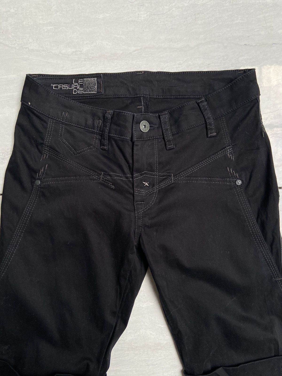Marithe + Francois Girbaud MARITHE FRANCOIS GIRBAUD Black Pants Size US 27 - 8 Thumbnail