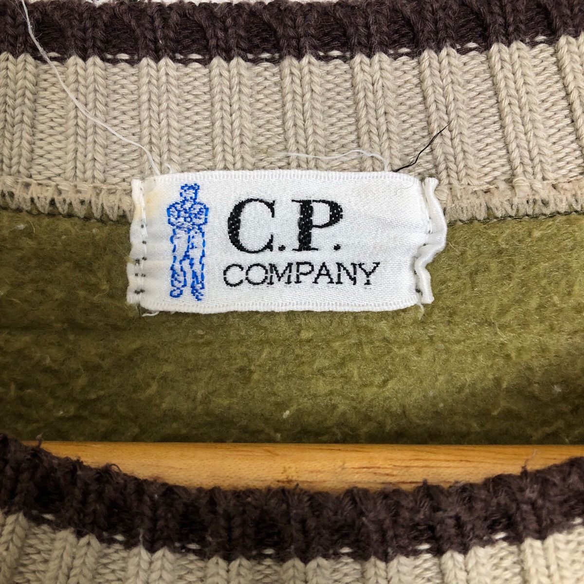 C.P. Company Vintage 90s C.P. Company Crewneck Ringer Sweatshirt Big Logo Size M / US 6-8 / IT 42-44 - 8 Thumbnail